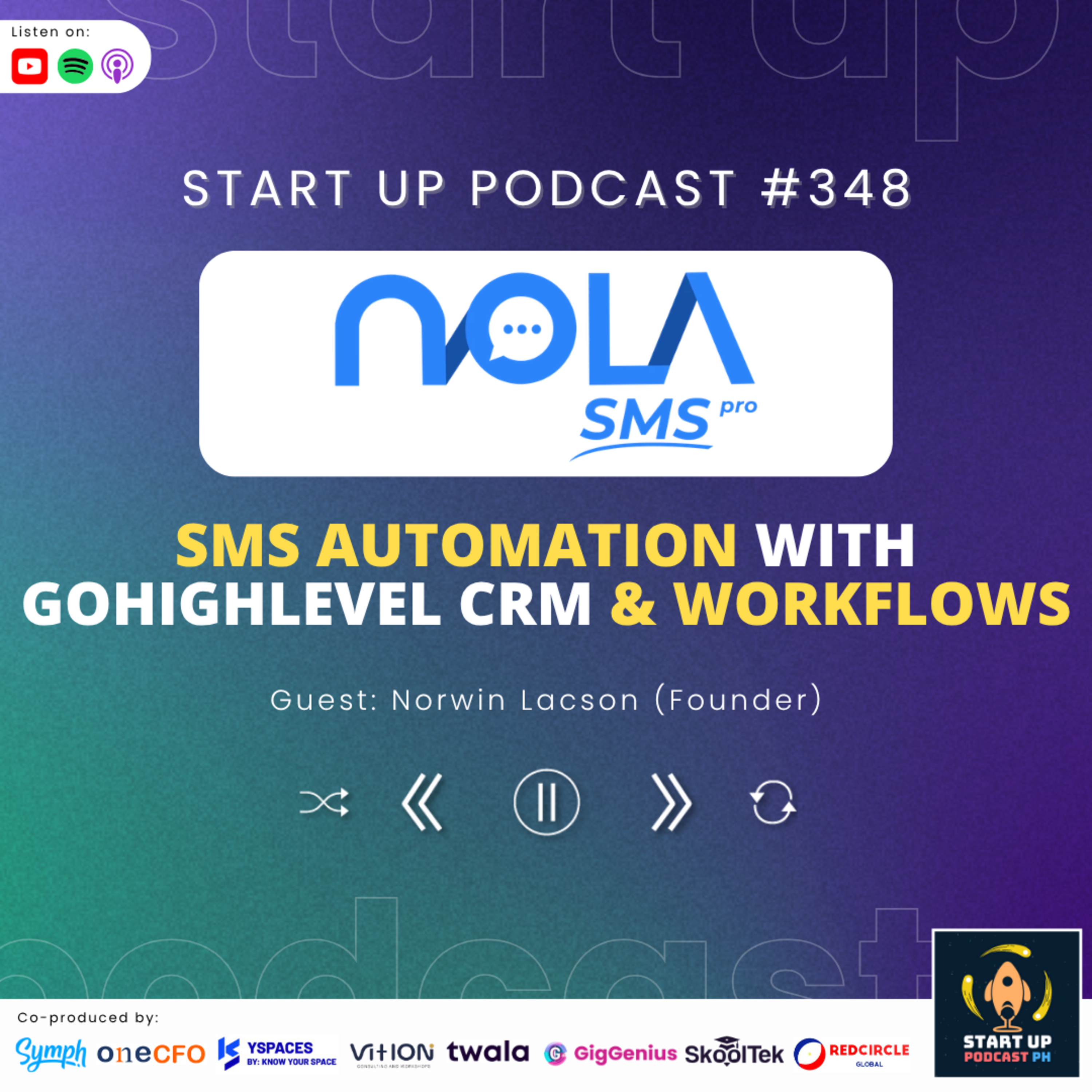 Start Up #348: NOLA SMS Pro - SMS Automation with GoHighLevel CRM & Workflows