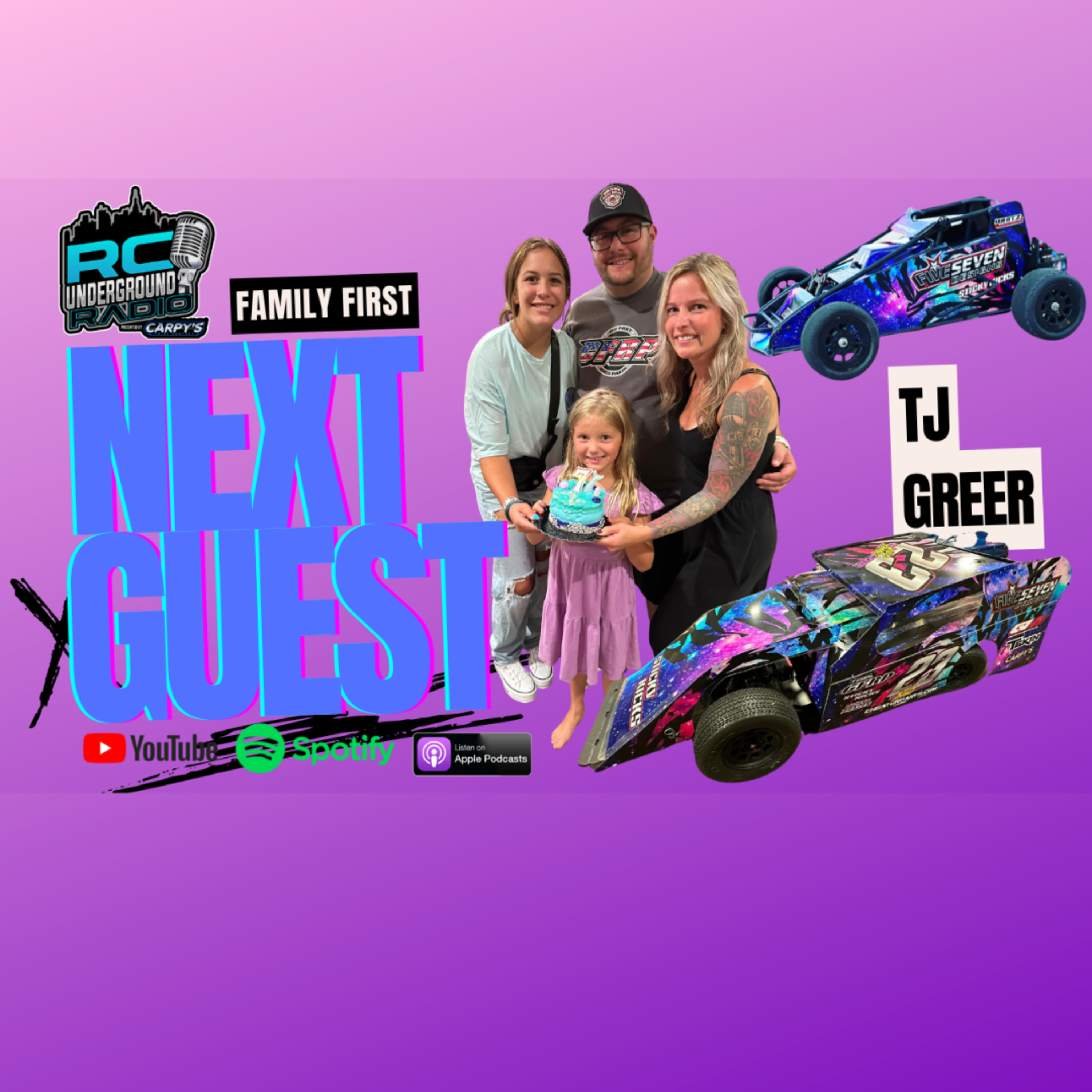 "Family, Racing, and RC Community: A Conversation with TJ Greer" Part I episode artwork