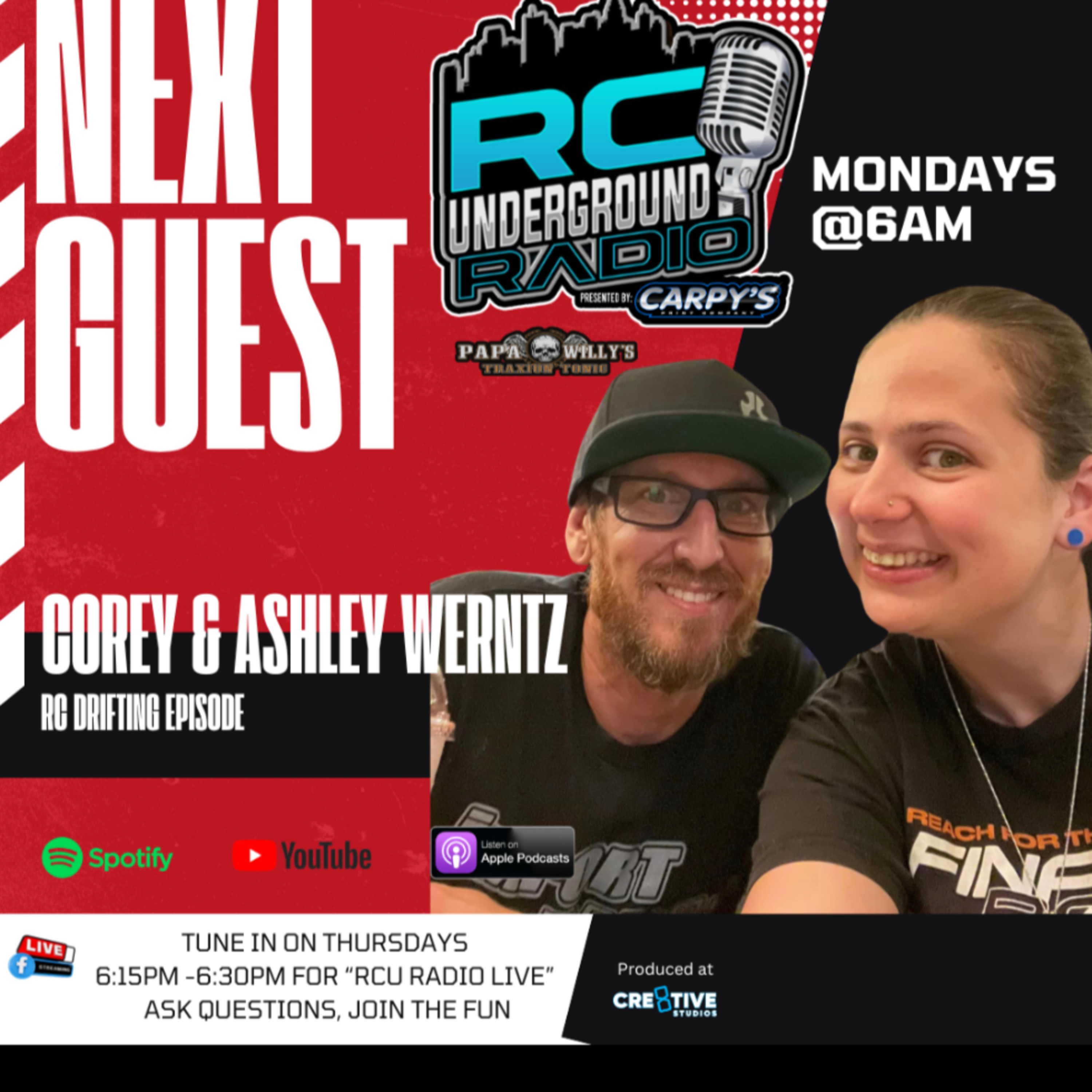"Drifting Together: Family, Passion, and Community with Corey and Ashley Werntz" episode artwork
