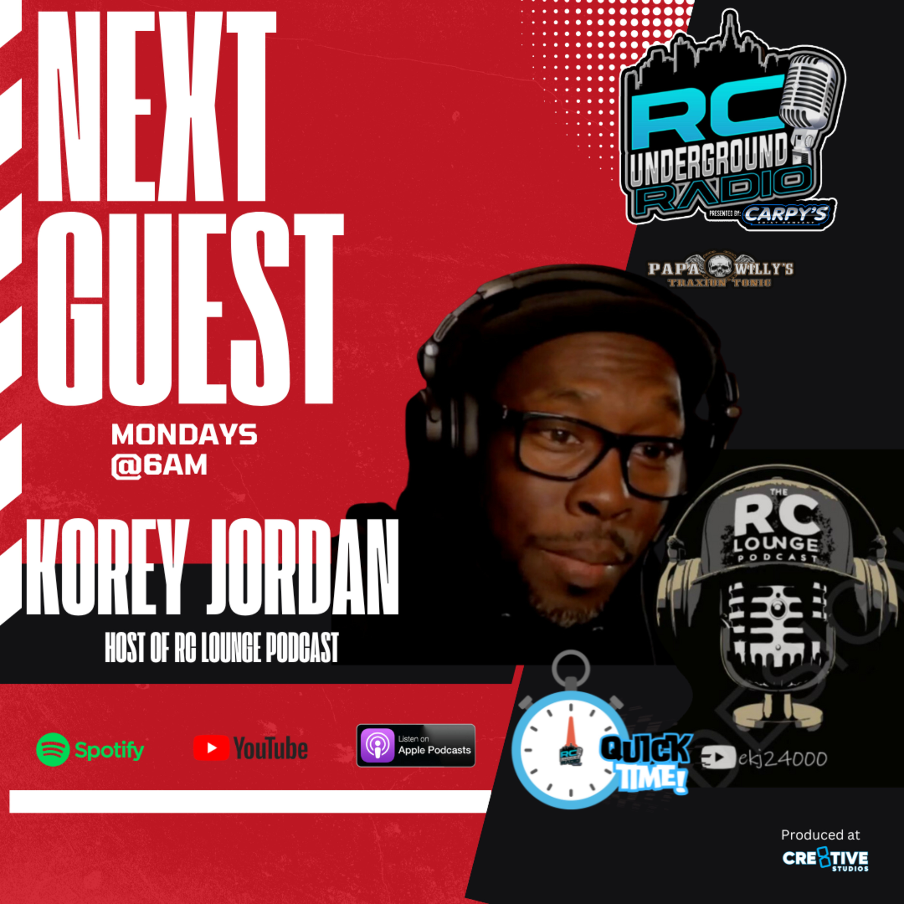 Racing, Football, and Life with Korey Jordan of the RC Lounge Podcast episode artwork