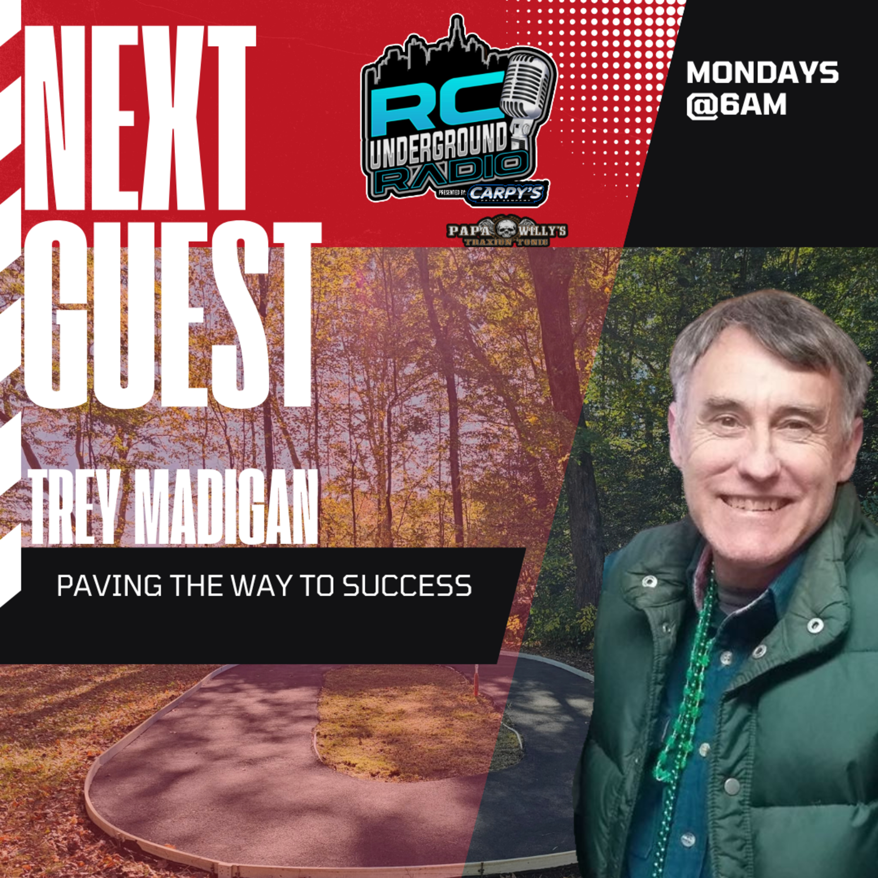 "Where Fellowship Meets the Fast Lane: Trey Madigan’s RC Oval episode artwork
