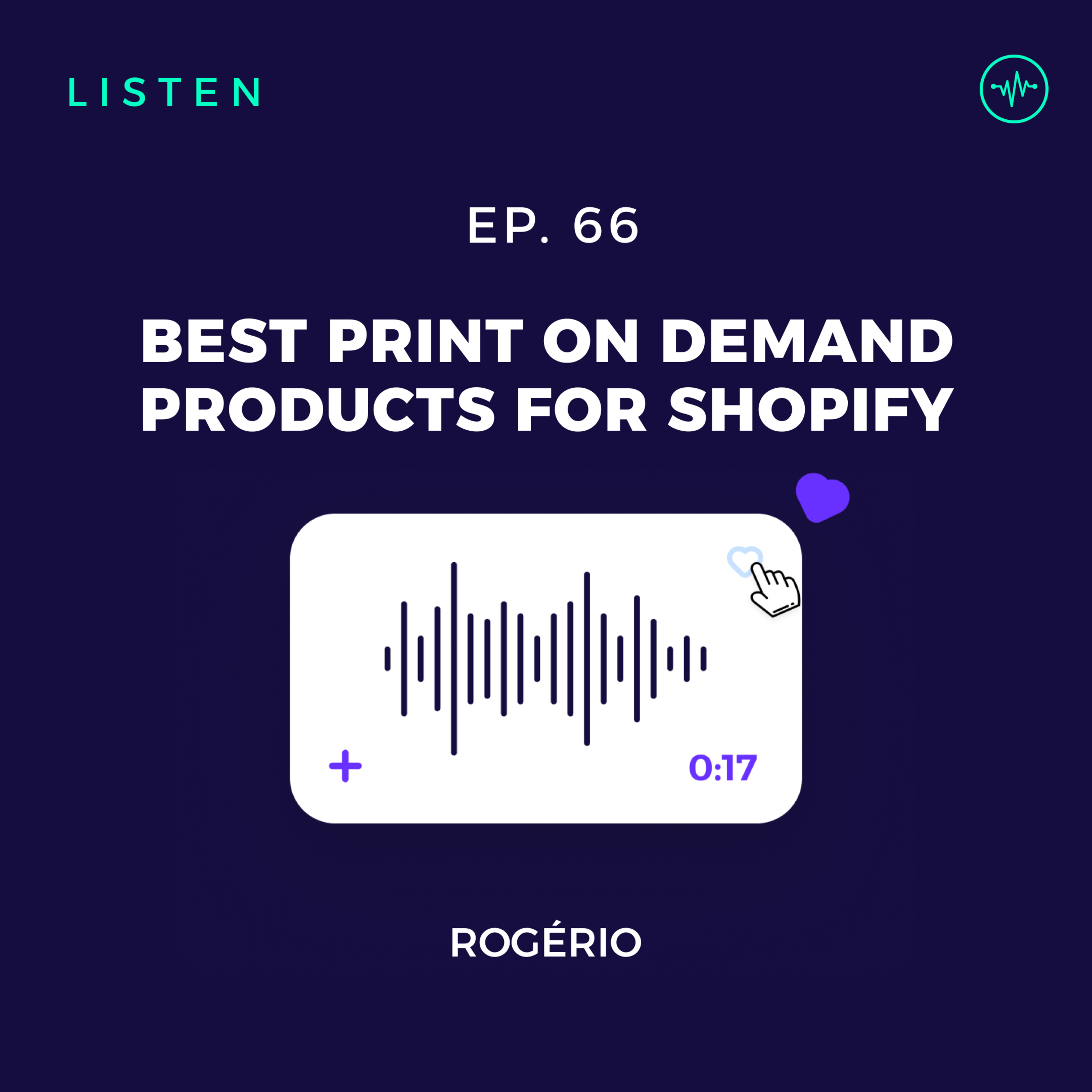 #66 Top 5 Print on Demand Products To Make $500k Or More episode artwork
