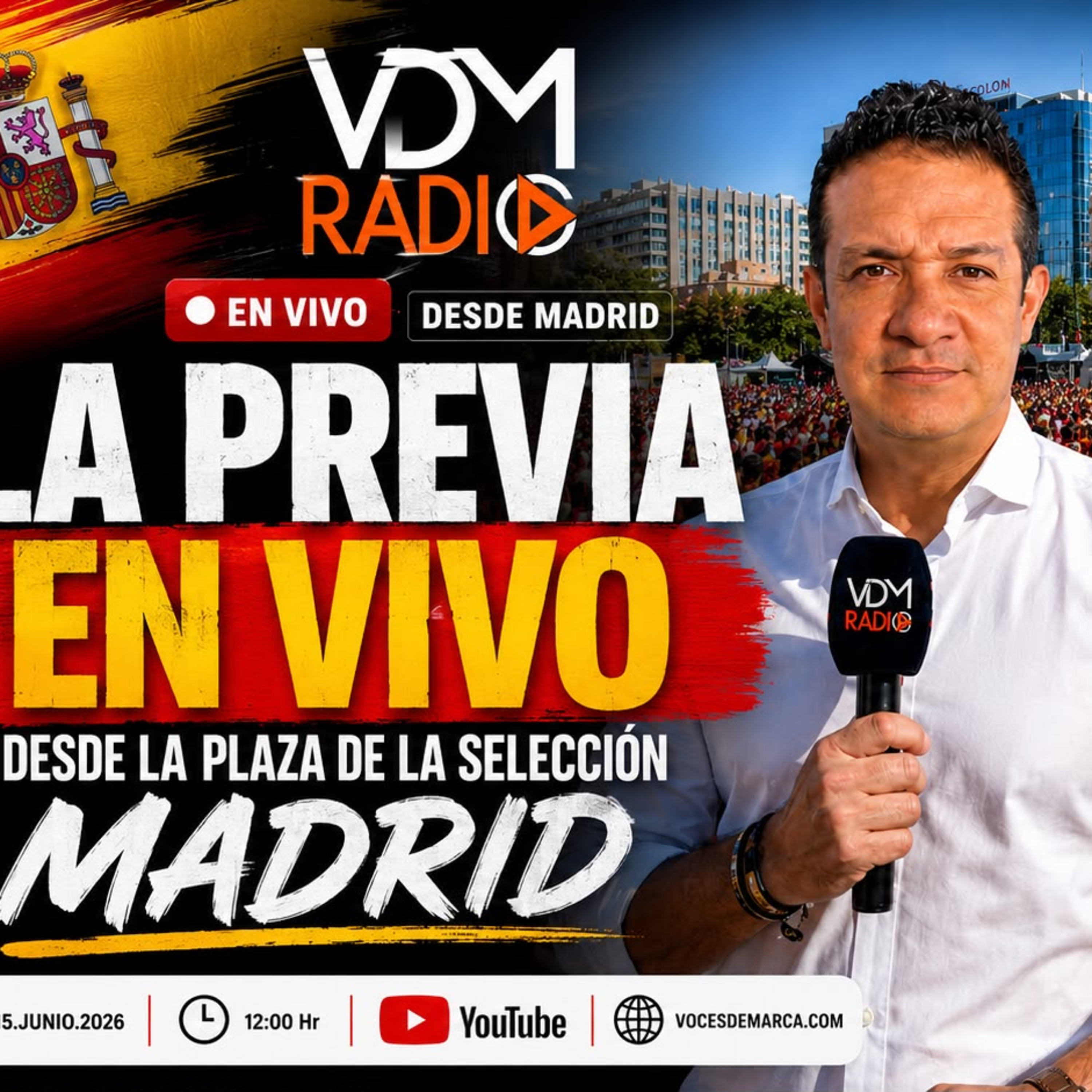 🎙️ España Debuta en el Mundial | Madrid Sueña con La Roja | Especial con Manny Torres Junior 🇪🇸⚽ episode artwork