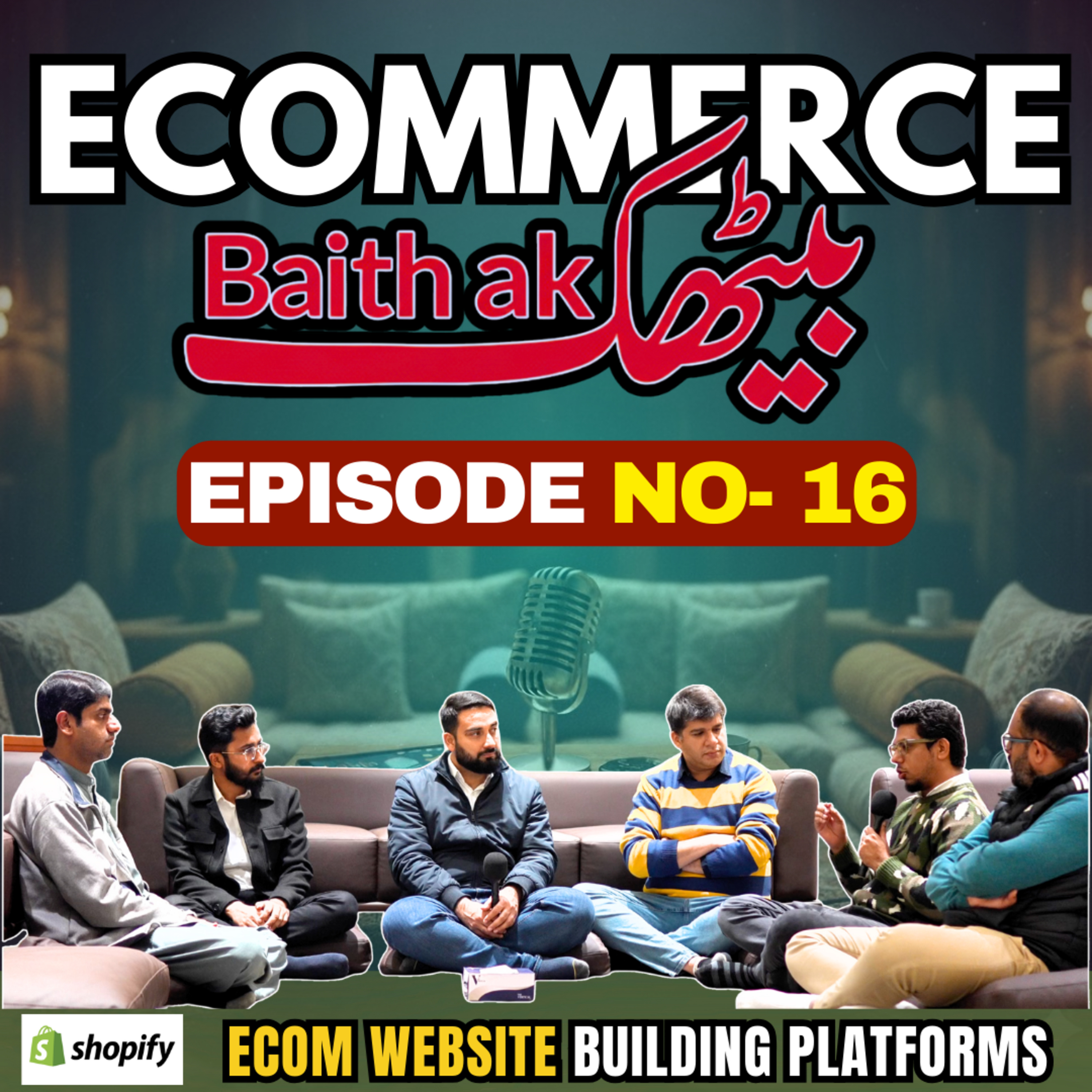Ecommerce Baithak Episode 16 - Website Platforms Explained: Shopify, WordPress, SEO & AI