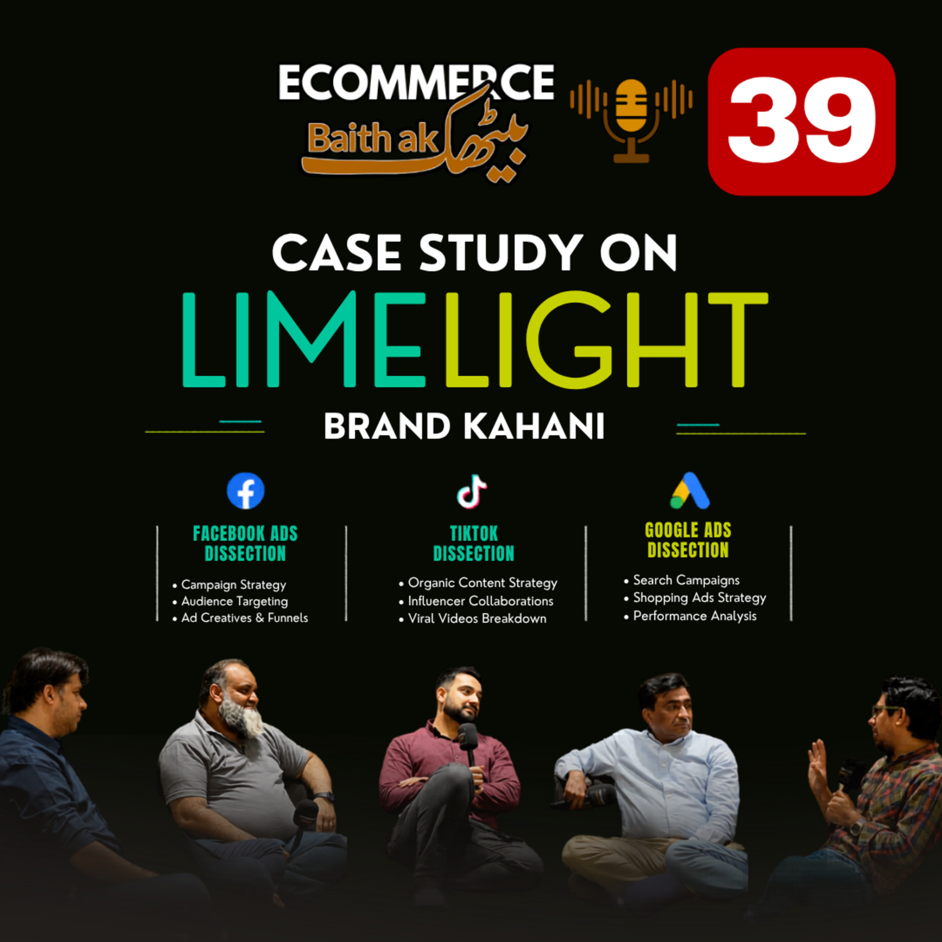 Case Study of Limelight - Facebook, TikTok & Google Ads Strategy Revealed- Ecom Baithak Ep 39