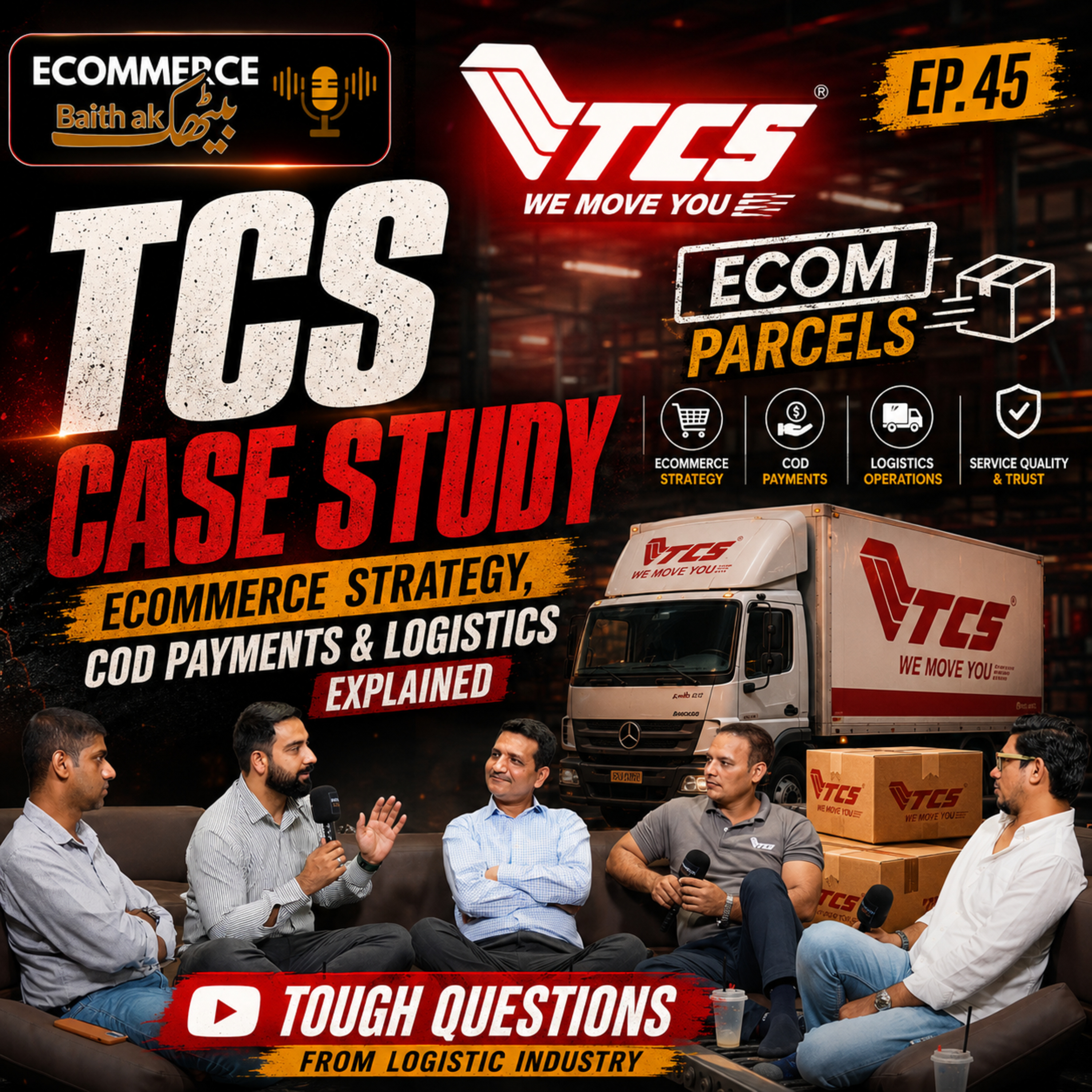 TCS Courier Case Study: Ecommerce Strategy, COD Payments & Logistics Explained Ecom | Baithak Ep 45