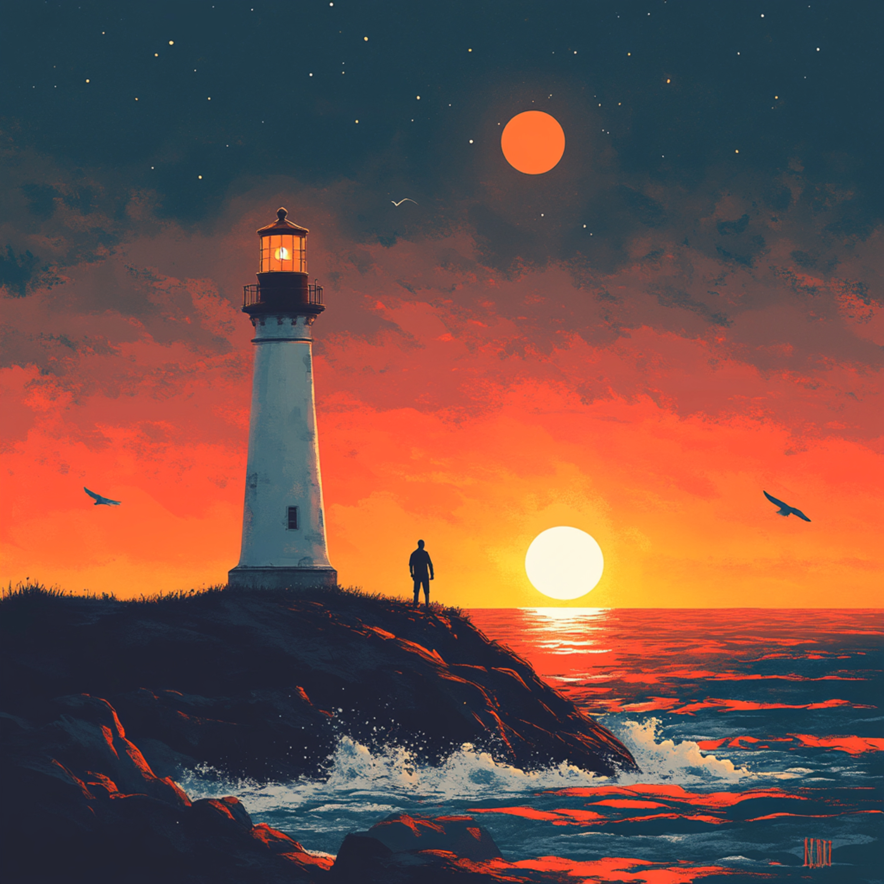 Ep 7. Slumber Stories: Fall Asleep with "The Peaceful Day at the Coastal Lighthouse" Sleep Story episode artwork