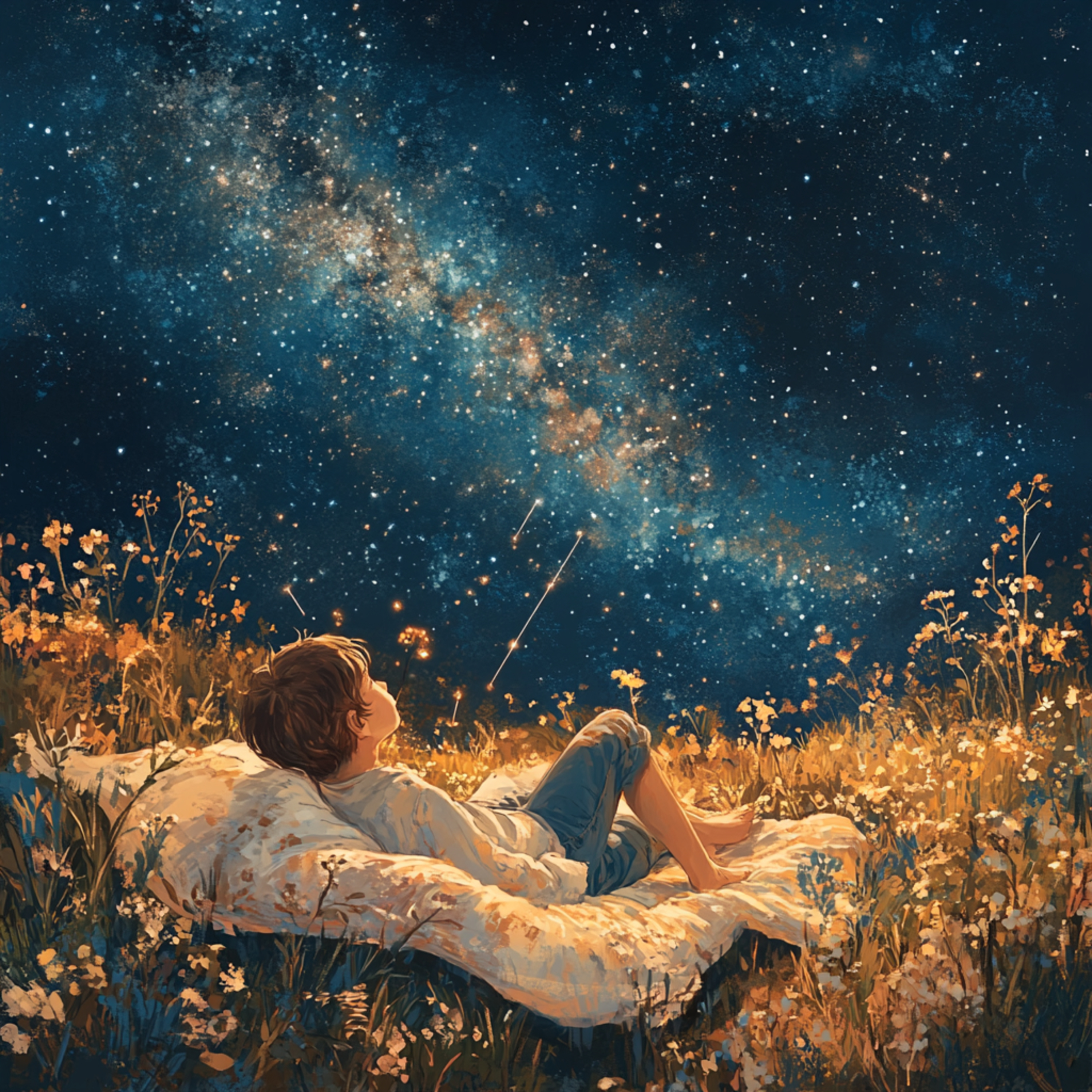 Ep 11. Fall Asleep with "The Stargazer's Meadow" Sleep Story - Slumber Stories episode artwork