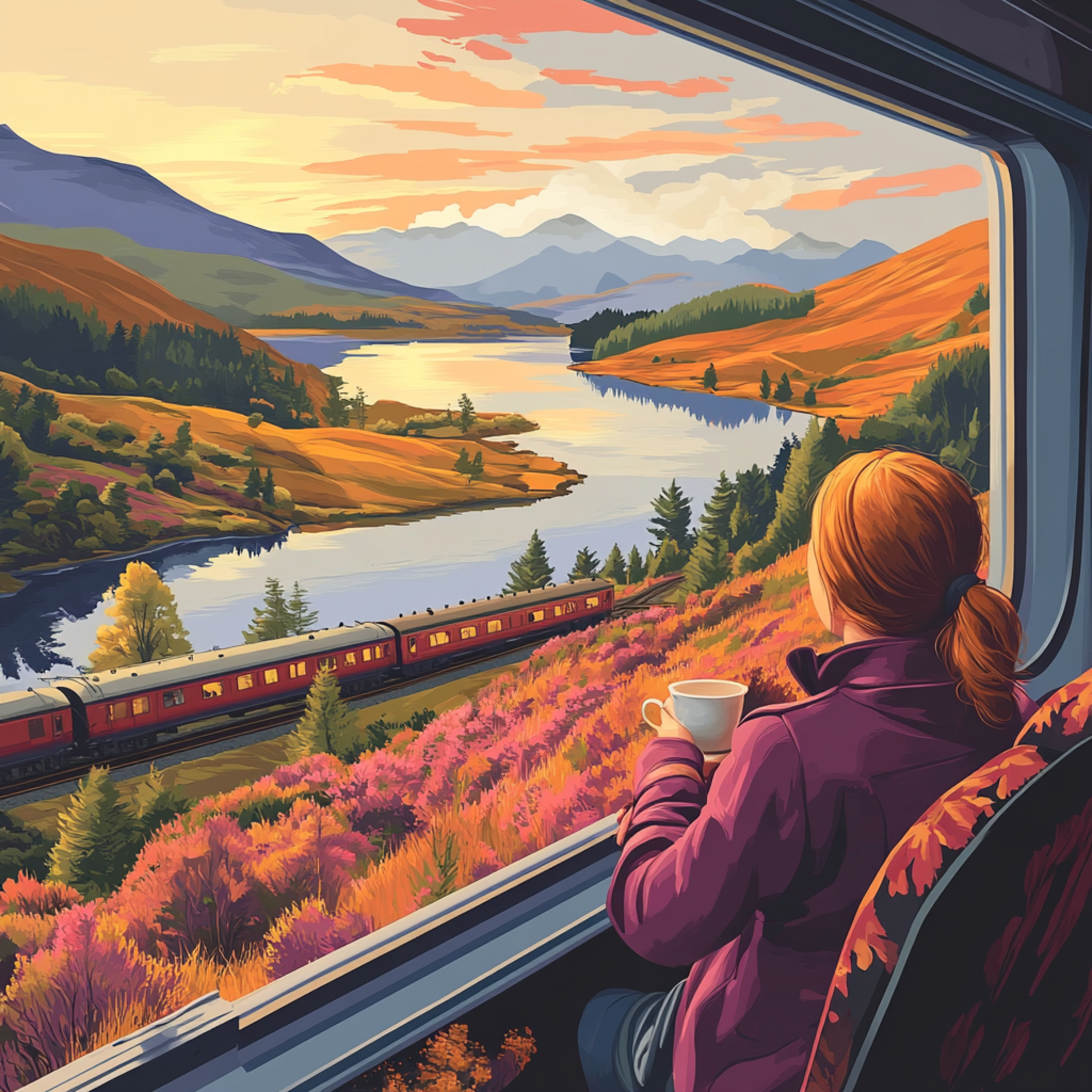 Ep 21. Fall Asleep with "The Soothing Journey Through the Scottish Highlands by Train" Sleep Story - Slumber Stories episode artwork