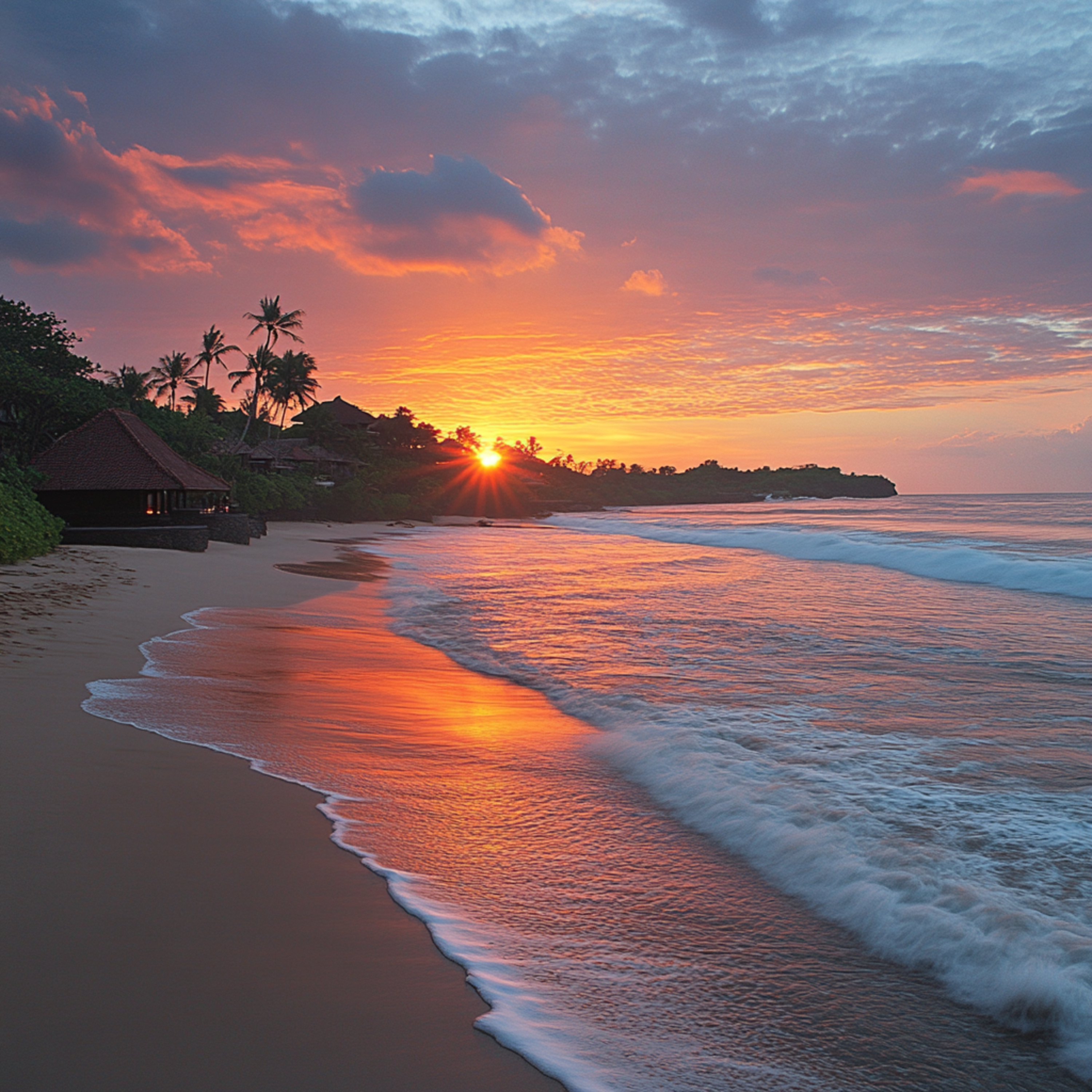 Sleep Story (no ads) with "The Peaceful Evening on a Tropical Beach in Bali" - Slumber Stories: Ep. 43 episode artwork