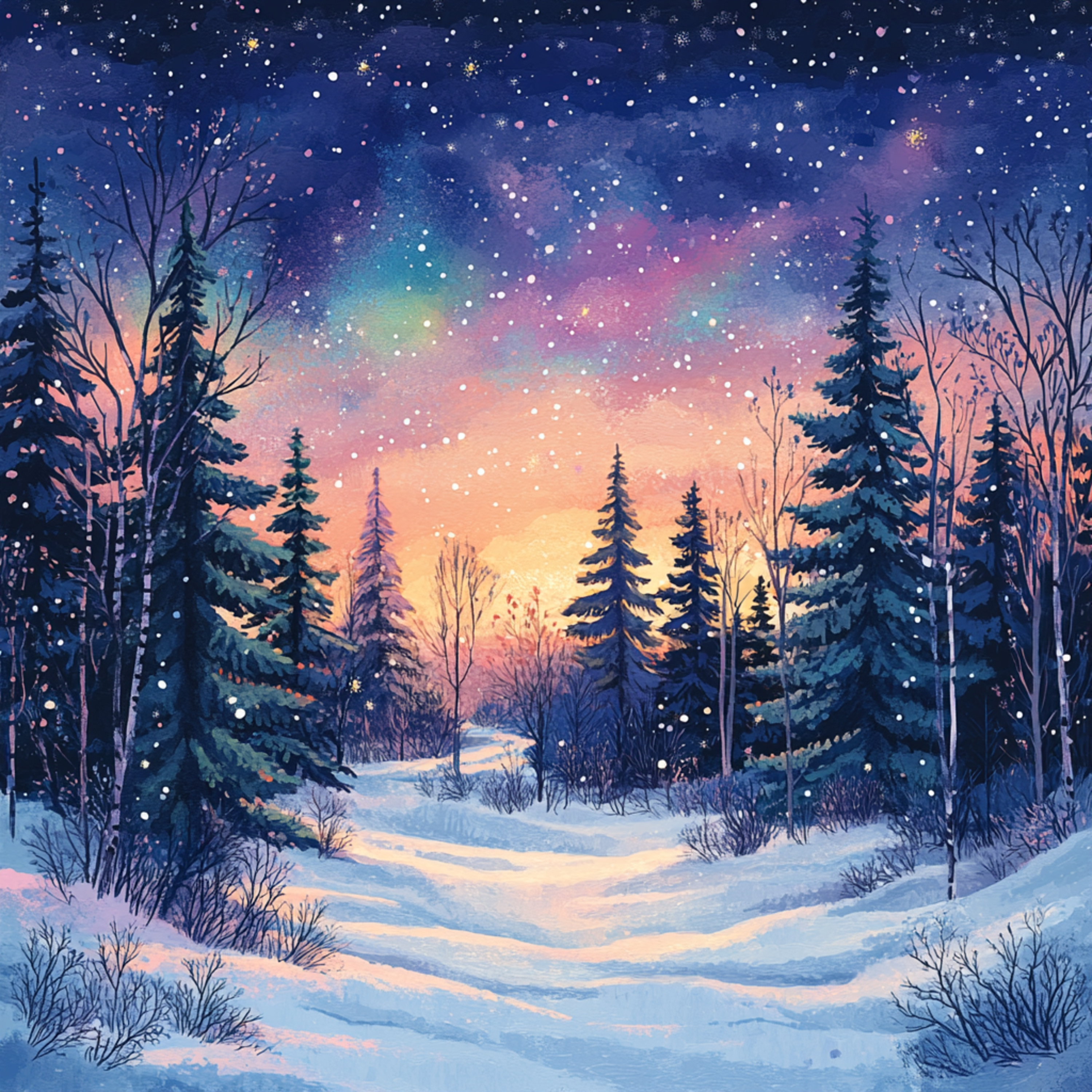 Sleep Story (no ads) with "The Peaceful Walk Through a Snow-Covered Forest in Finland" - Slumber Stories: Ep. 64 episode artwork