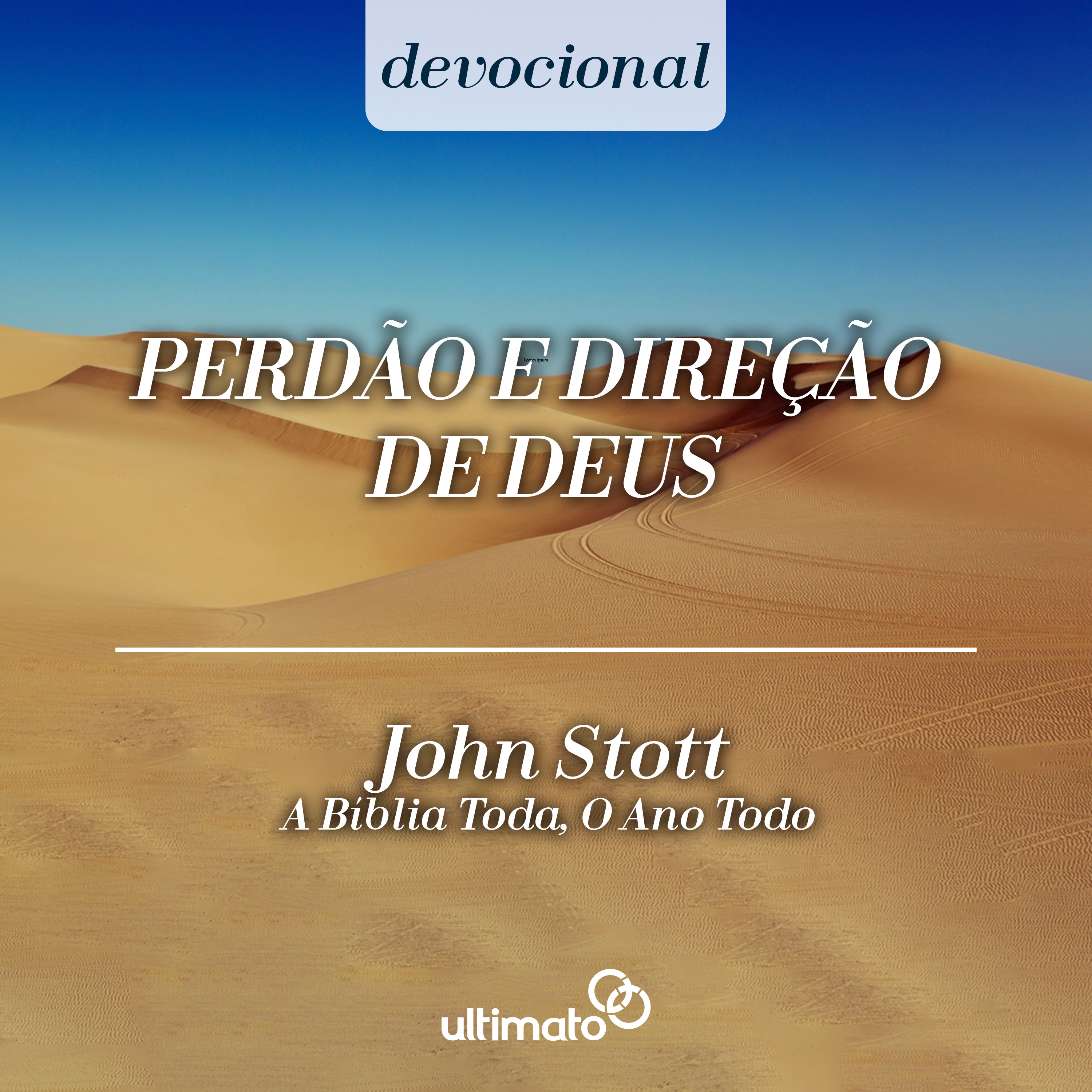 Perdão e direção de Deus