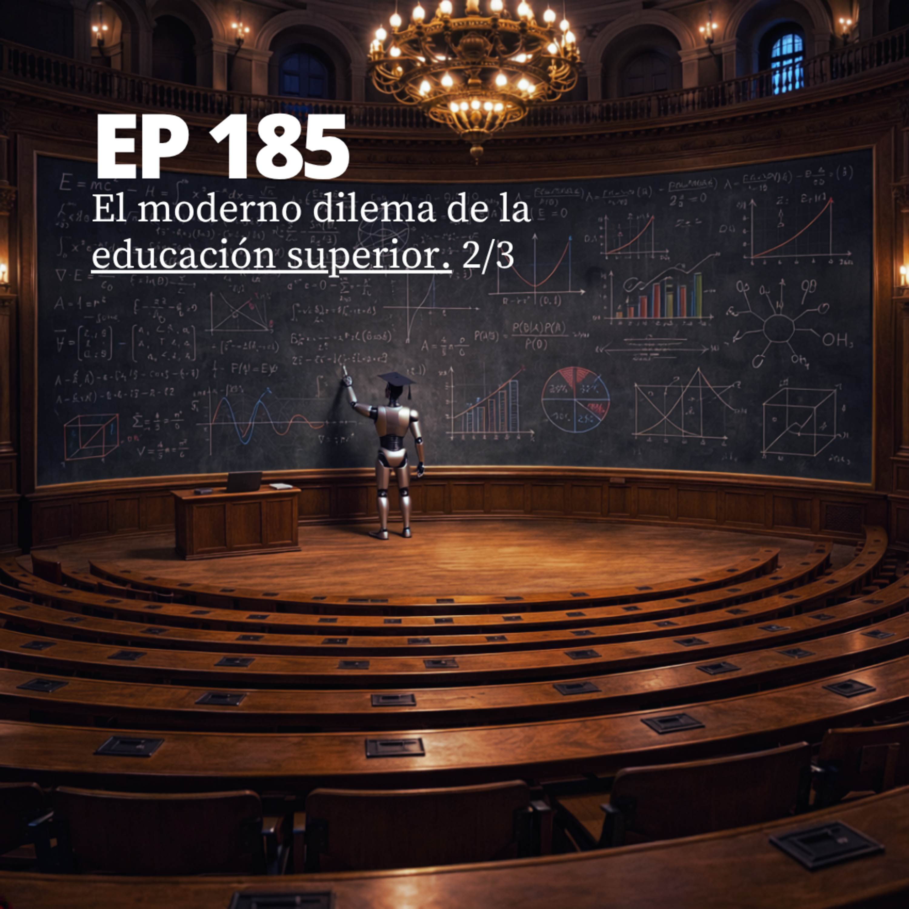 EP185: El moderno dilema de la educación superior 2/3 episode artwork