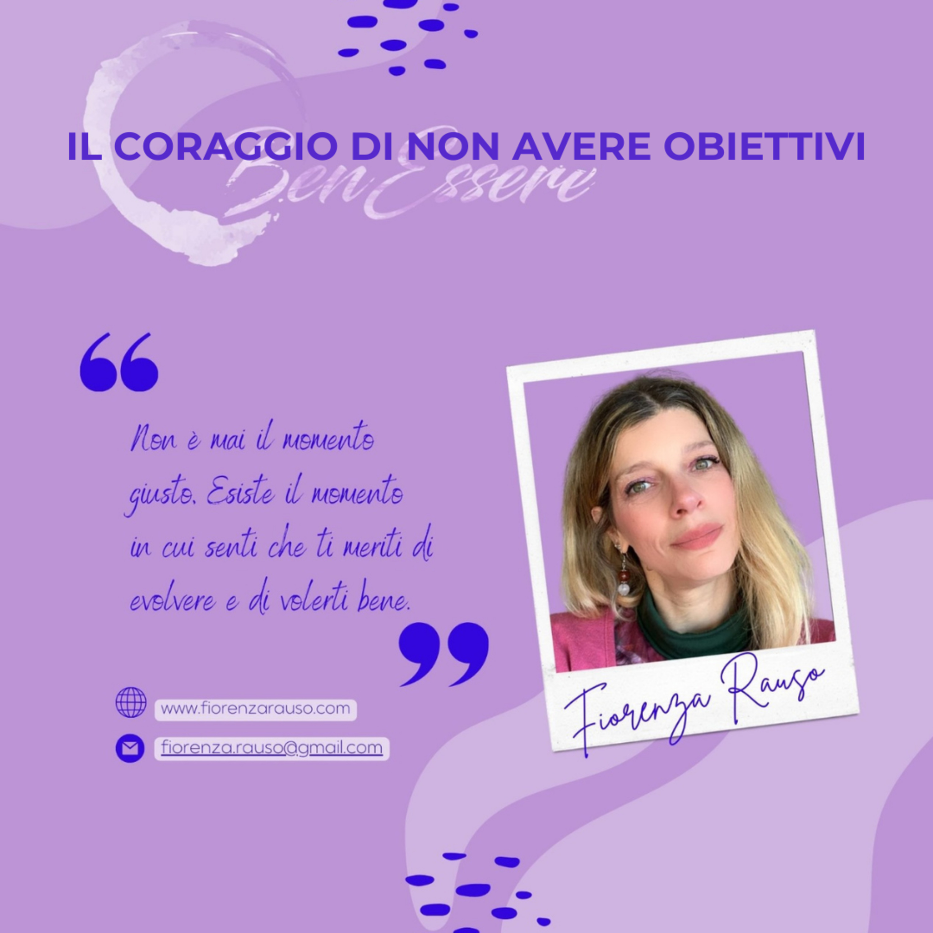 Il coraggio di non avere obiettivi