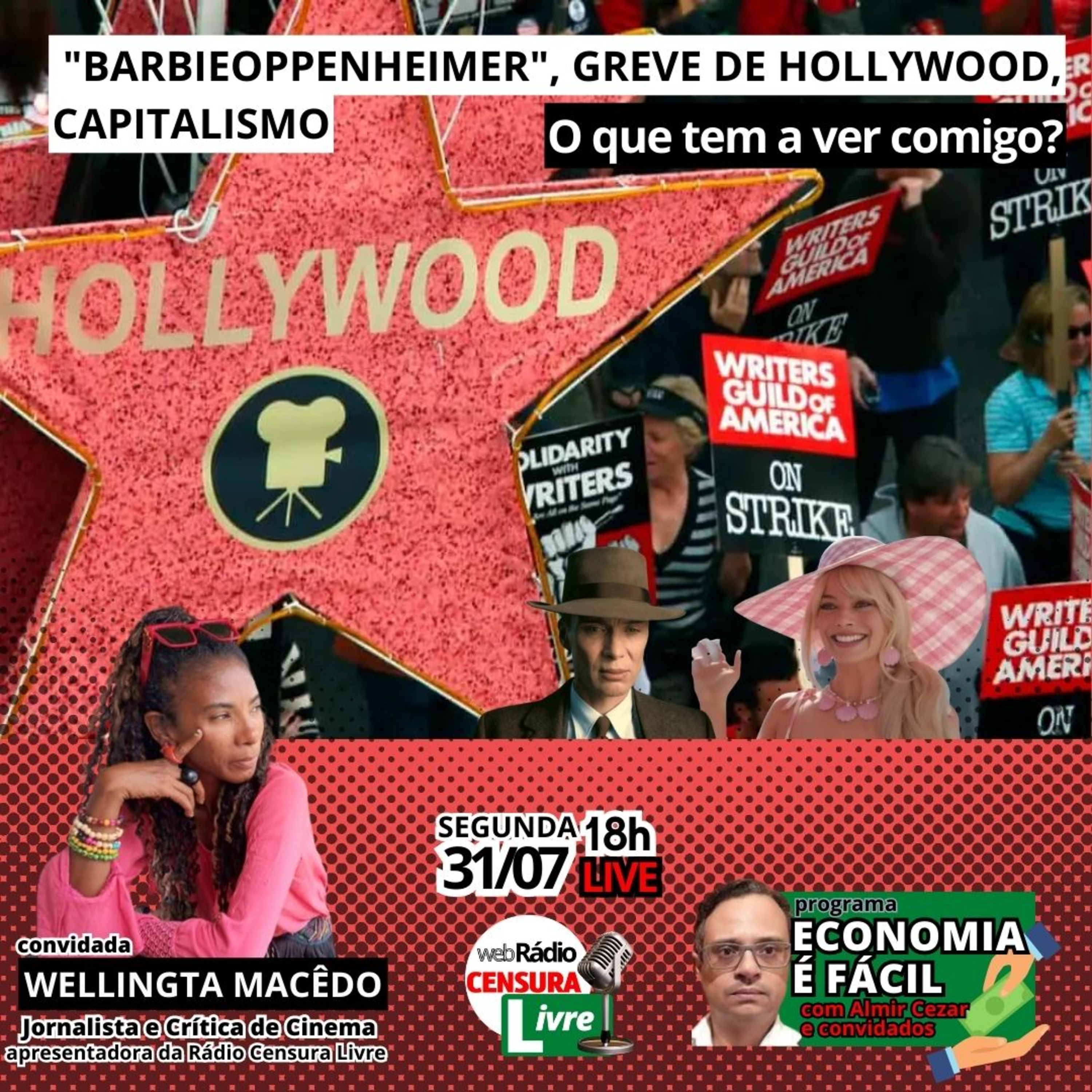 "Barbieoppenheimer", Greve de Hollywood, Capitalismo: O que tem a ver comigo? | ECONOMIA É FÁCIL episode artwork