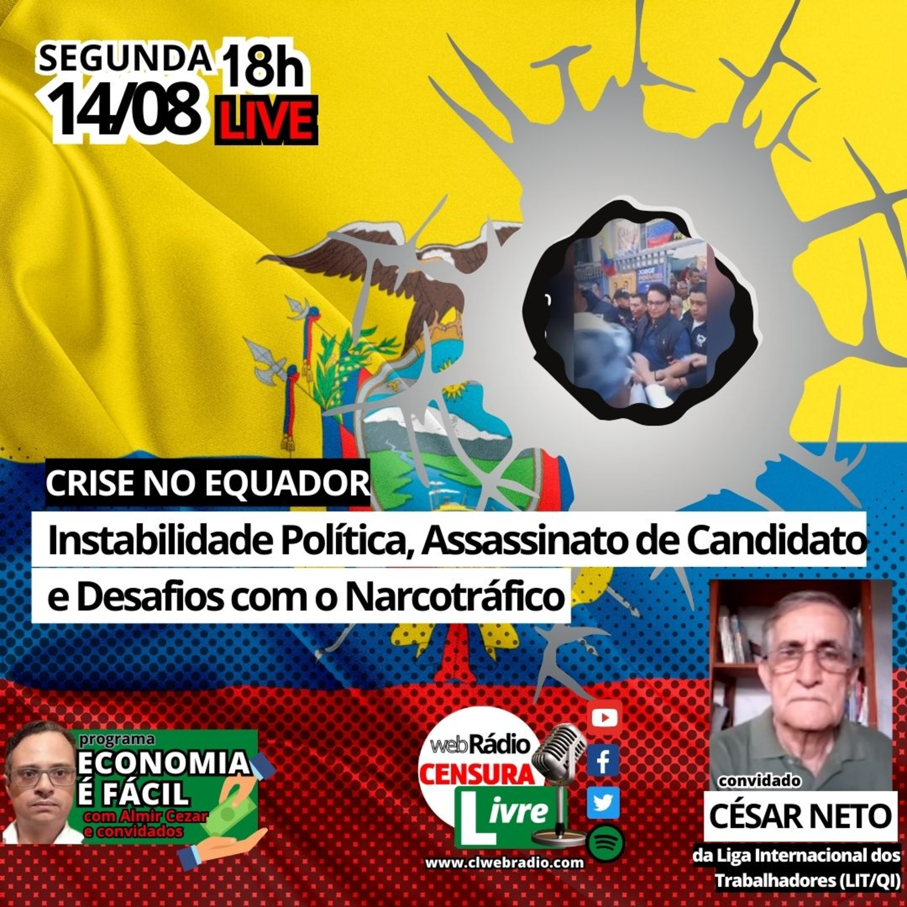 CRISE NO EQUADOR Instabilidade Política, Assassinato de Candidato e Desafios com o Narcotráfico episode artwork