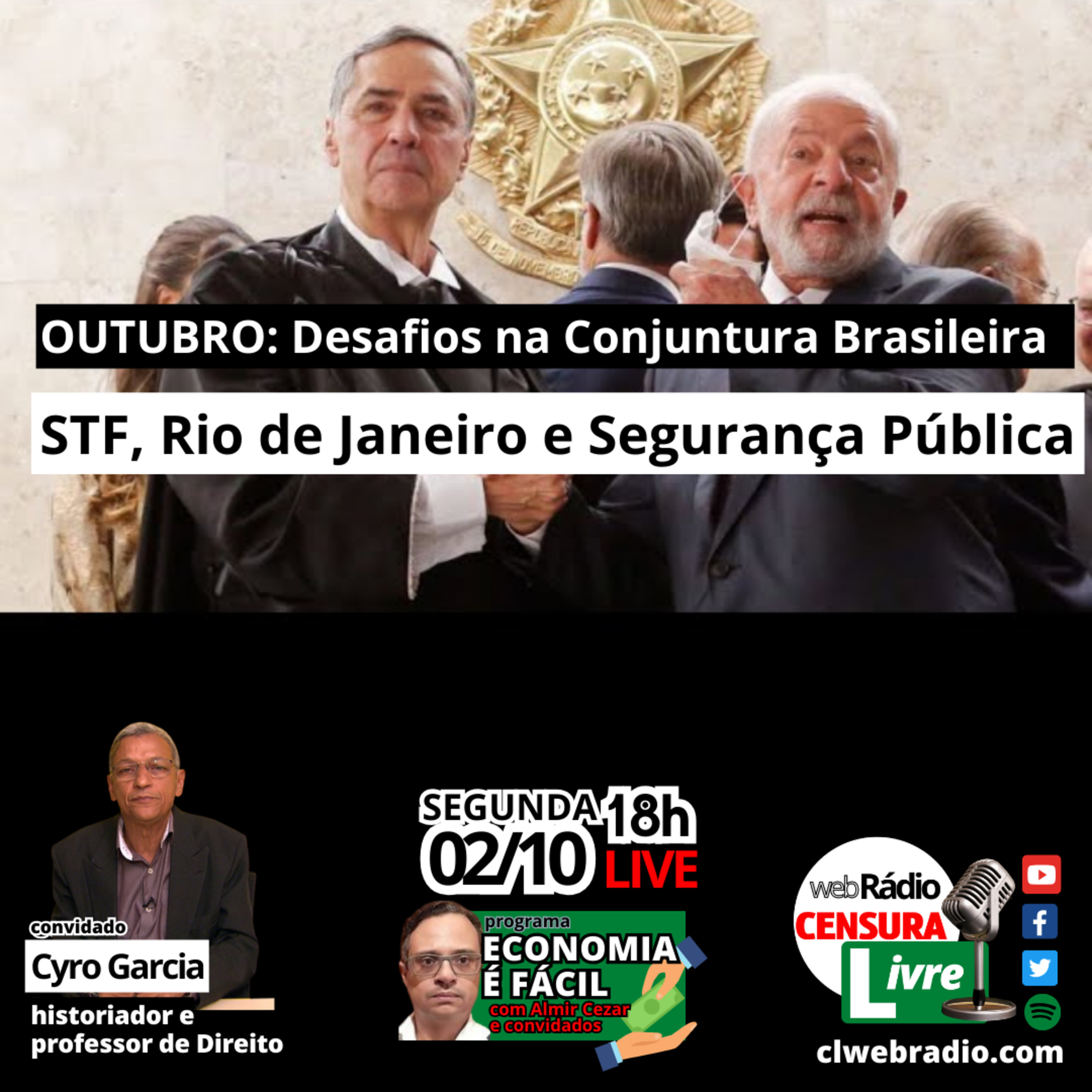 ECONOMIA É FÁCIL | Desafios na Conjuntura Brasileira: STF, Rio de Janeiro e Segurança Pública em Destaque episode artwork