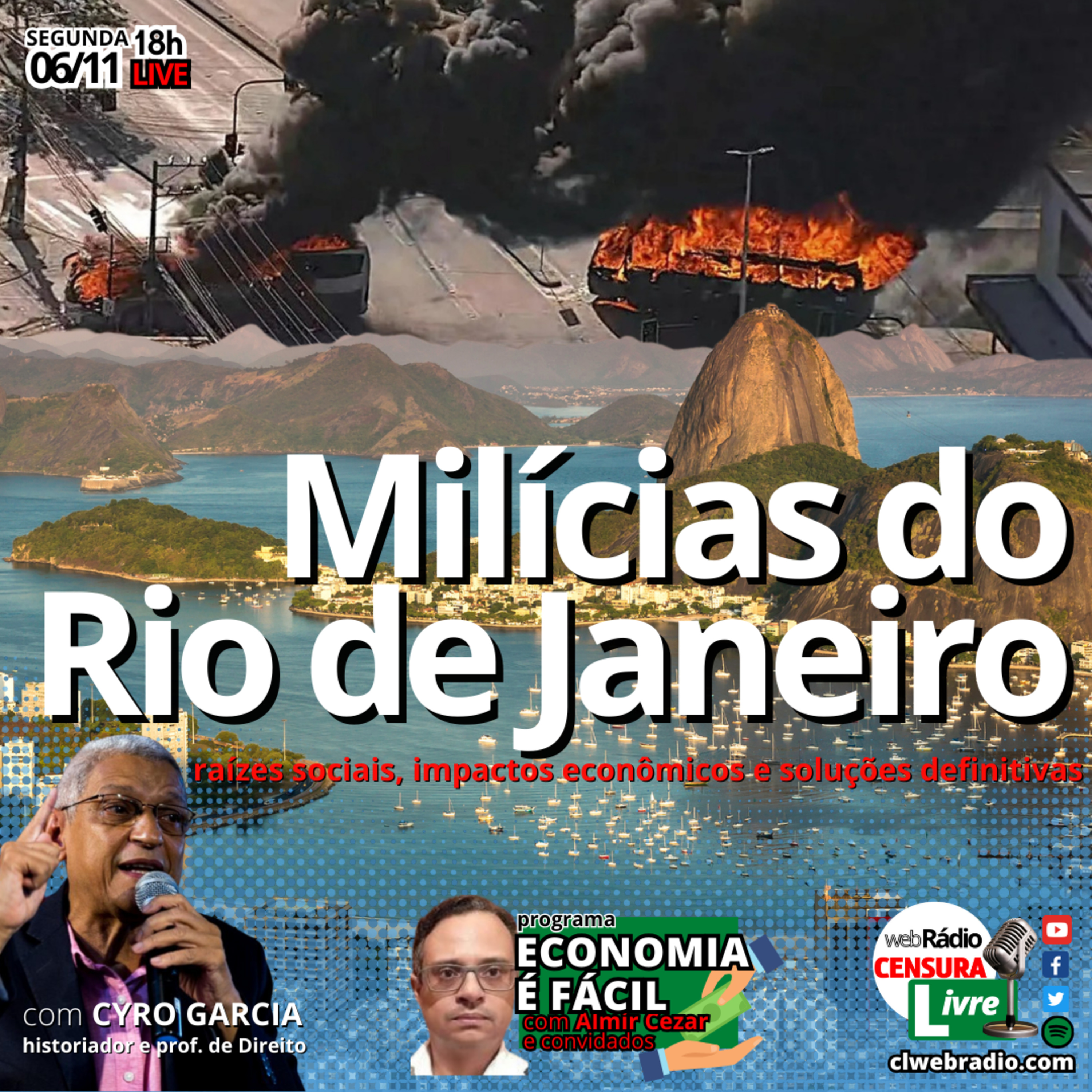 ECONOMIA É FÁCIL | Milícias do Rio de Janeiro: raízes sociais, impactos econômicos e soluções definitivas  episode artwork