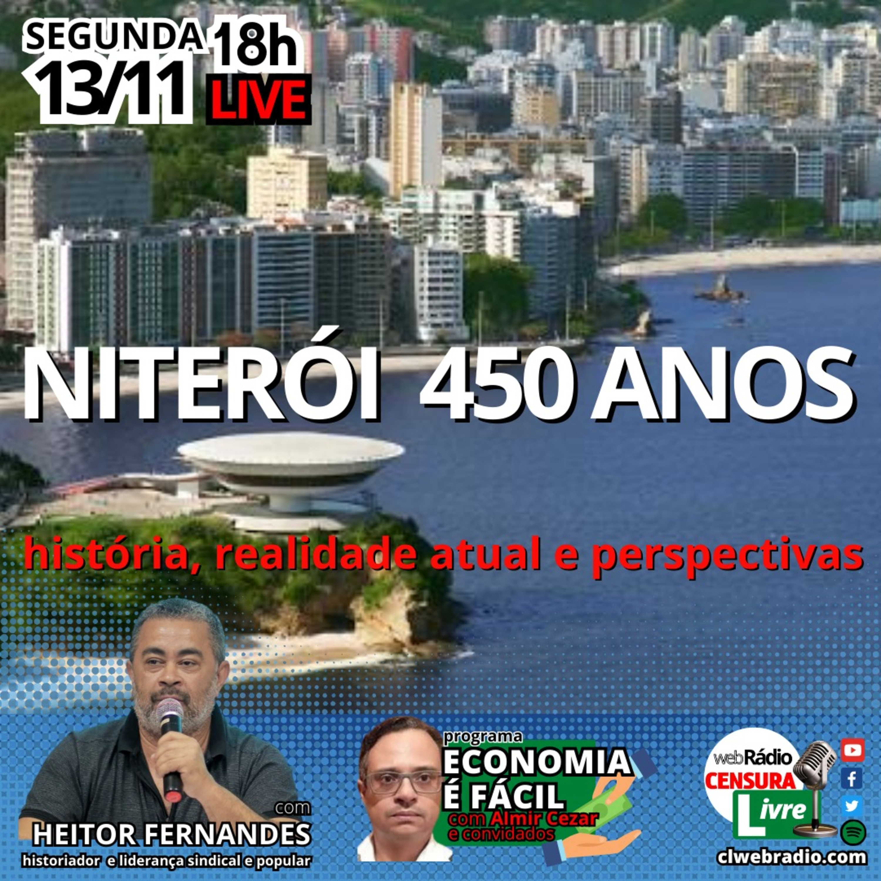 ECONOMIA É FÁCIL | NITERÓI 450 ANOS: história, realidade atual e perspectivas episode artwork