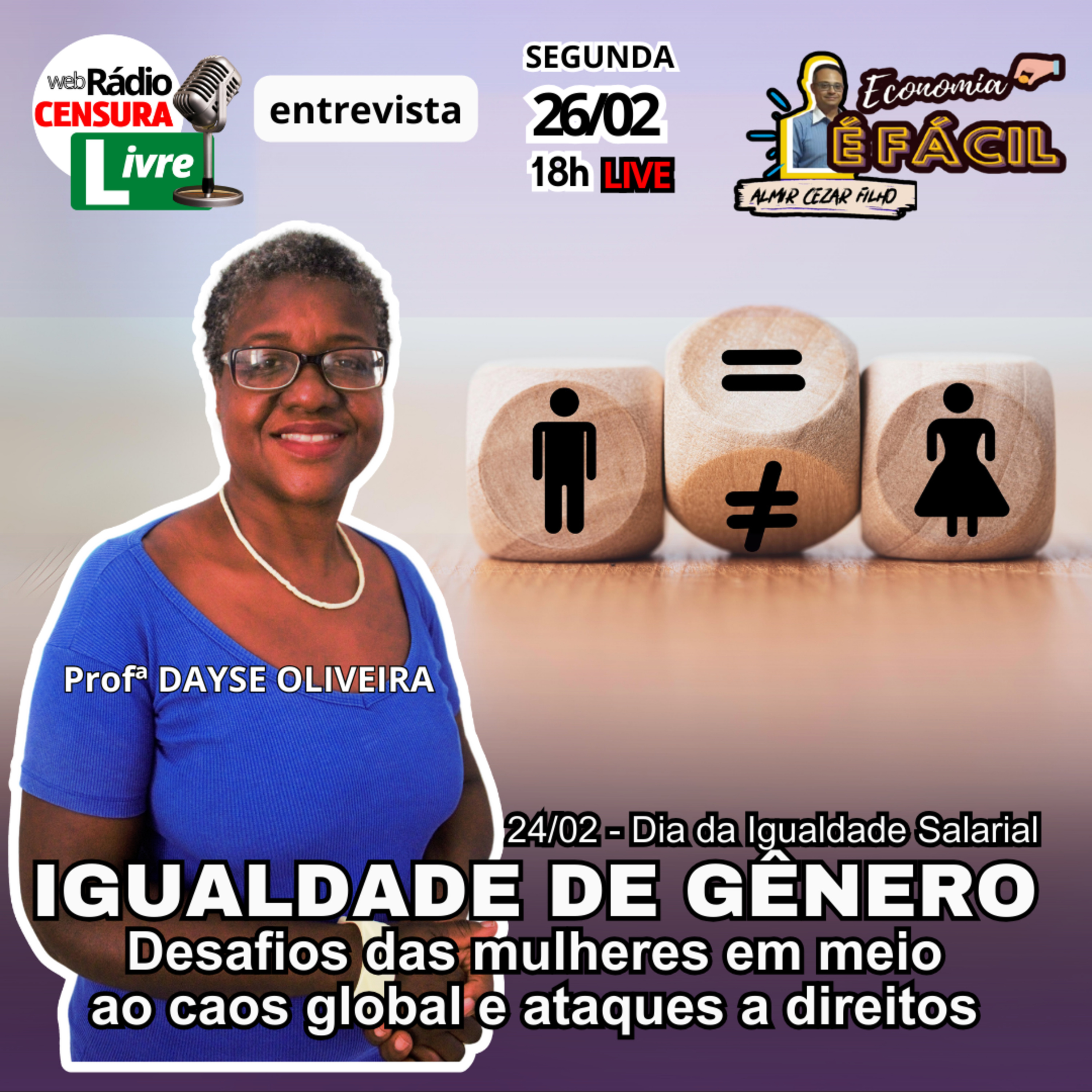 Igualdade de Gênero. Desafios das mulheres em meio ao caos global e ataques a direitos episode artwork