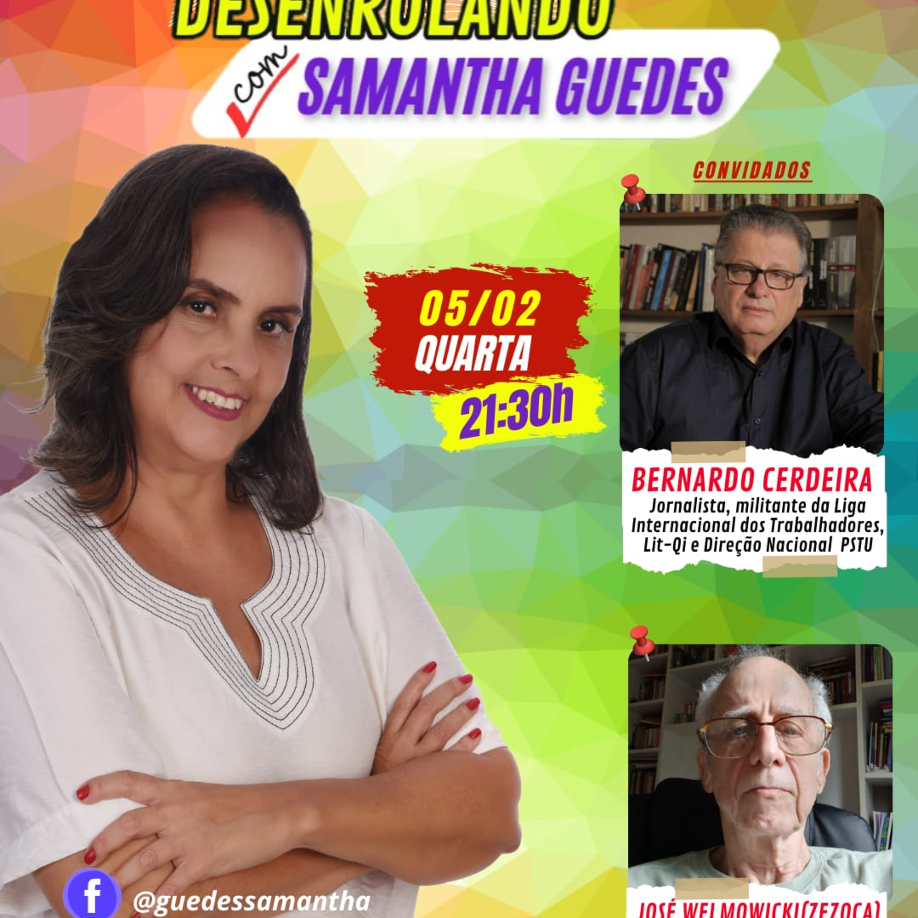 DESENROLANDO COM SAMANTHA GUEDES "Cessar fogo é vitória da resistência palestina". (05/02/2025) episode artwork