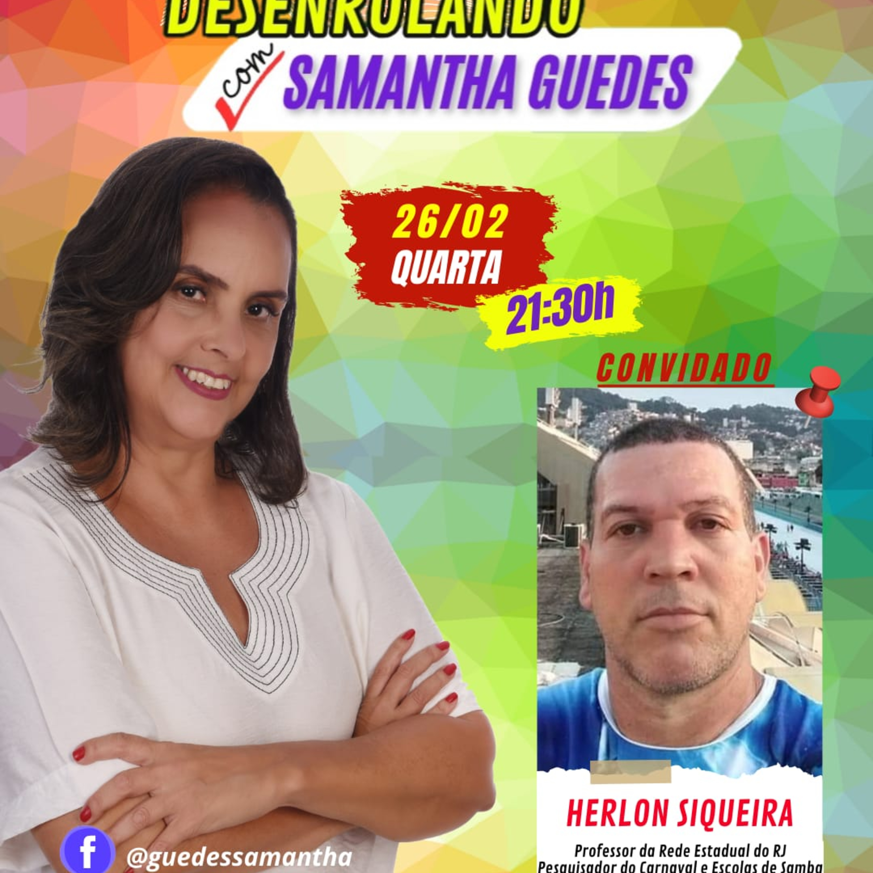 DESENROLANDO COM SAMANTHA - 'Carnaval e o mundo cultural' (26/02/2025) episode artwork