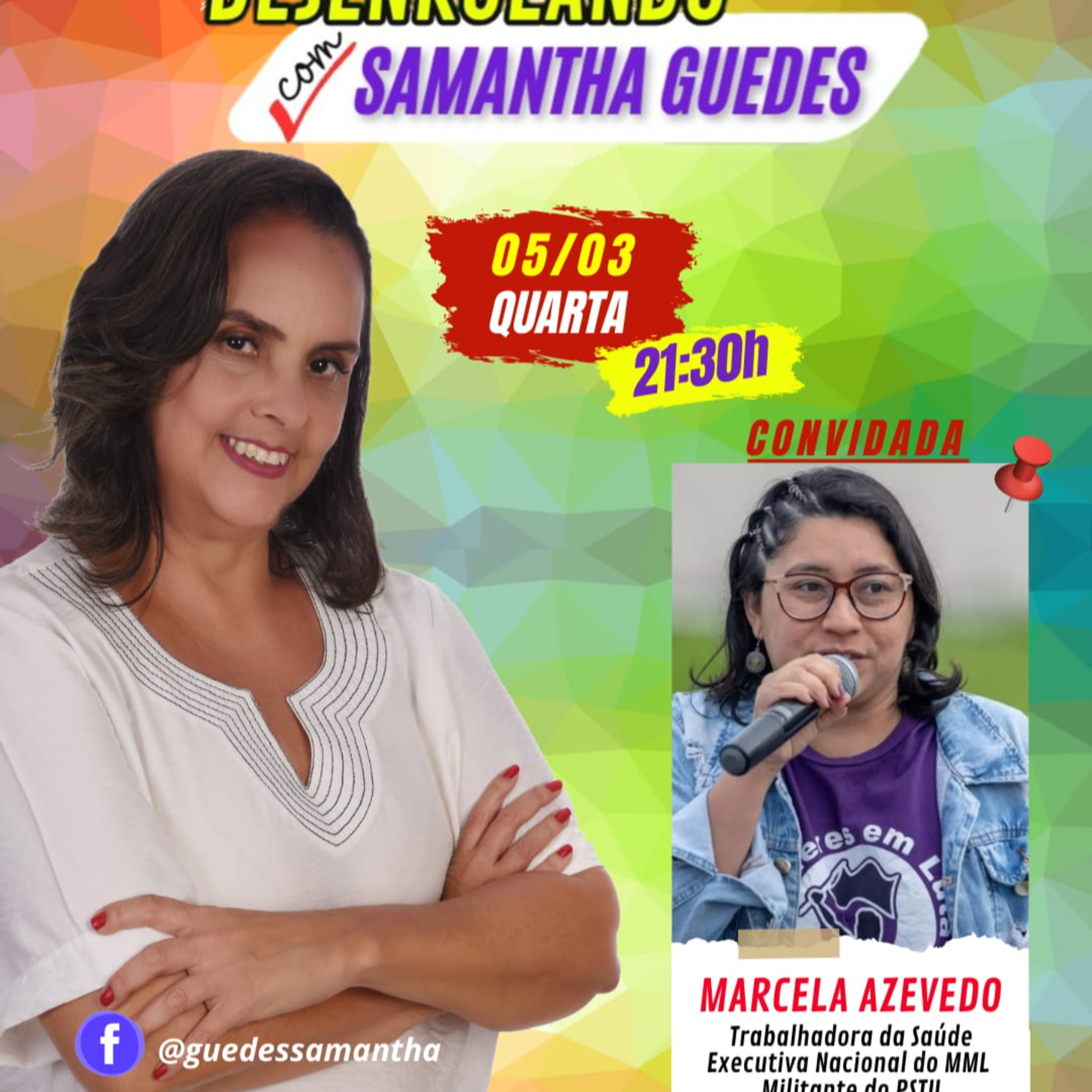 DESENROLANDO COM SAMANTHA GUEDES | 'No capitalismo, as mulheres trabalhadoras estão sempre em luta. Por que tantos ataques aos direitos e falta de investimentos?' (05/03/2025) episode artwork
