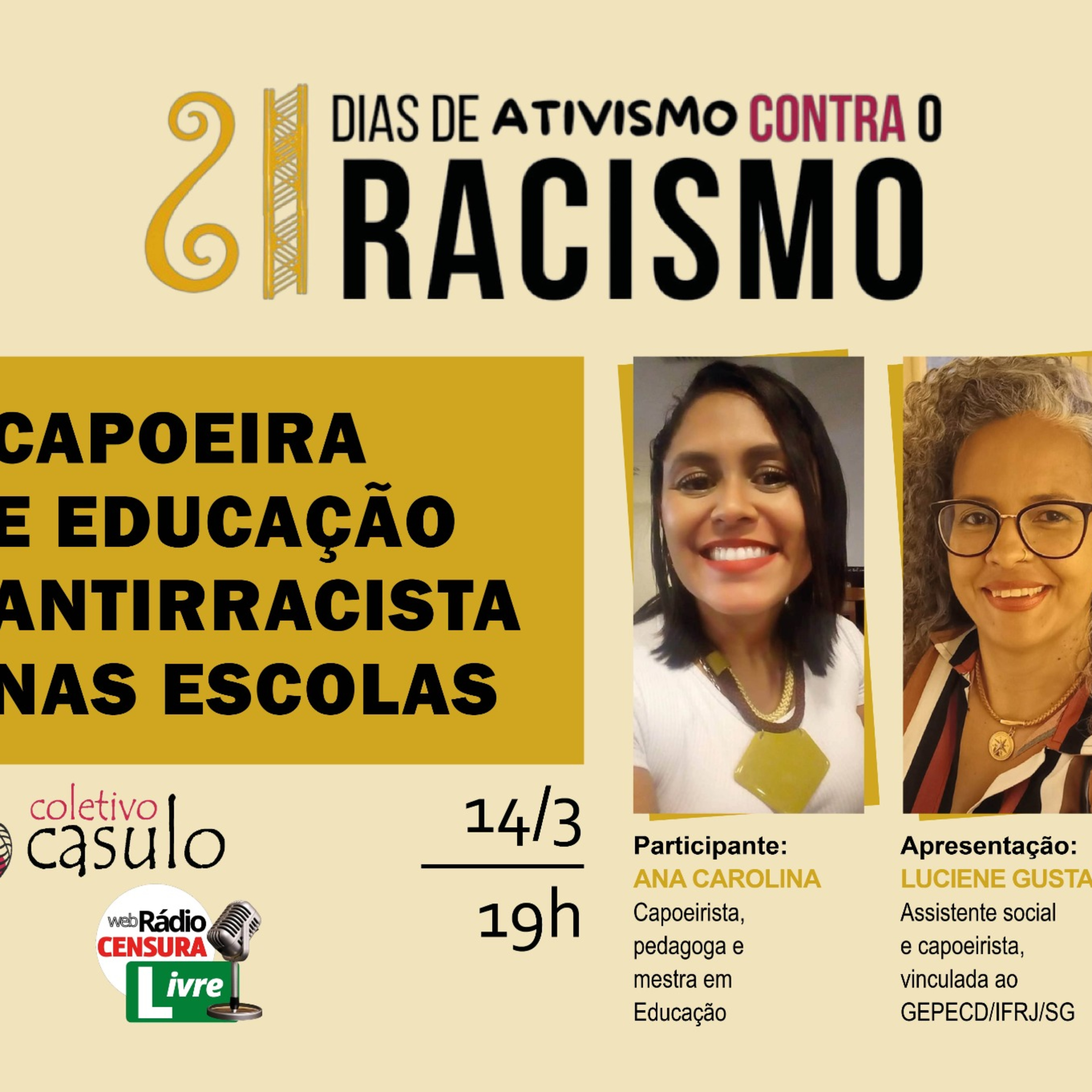 Capoeira e Educação Antirracista nas Escolas 21 Dias de ativismo contra o racismo 14/03/2025 episode artwork