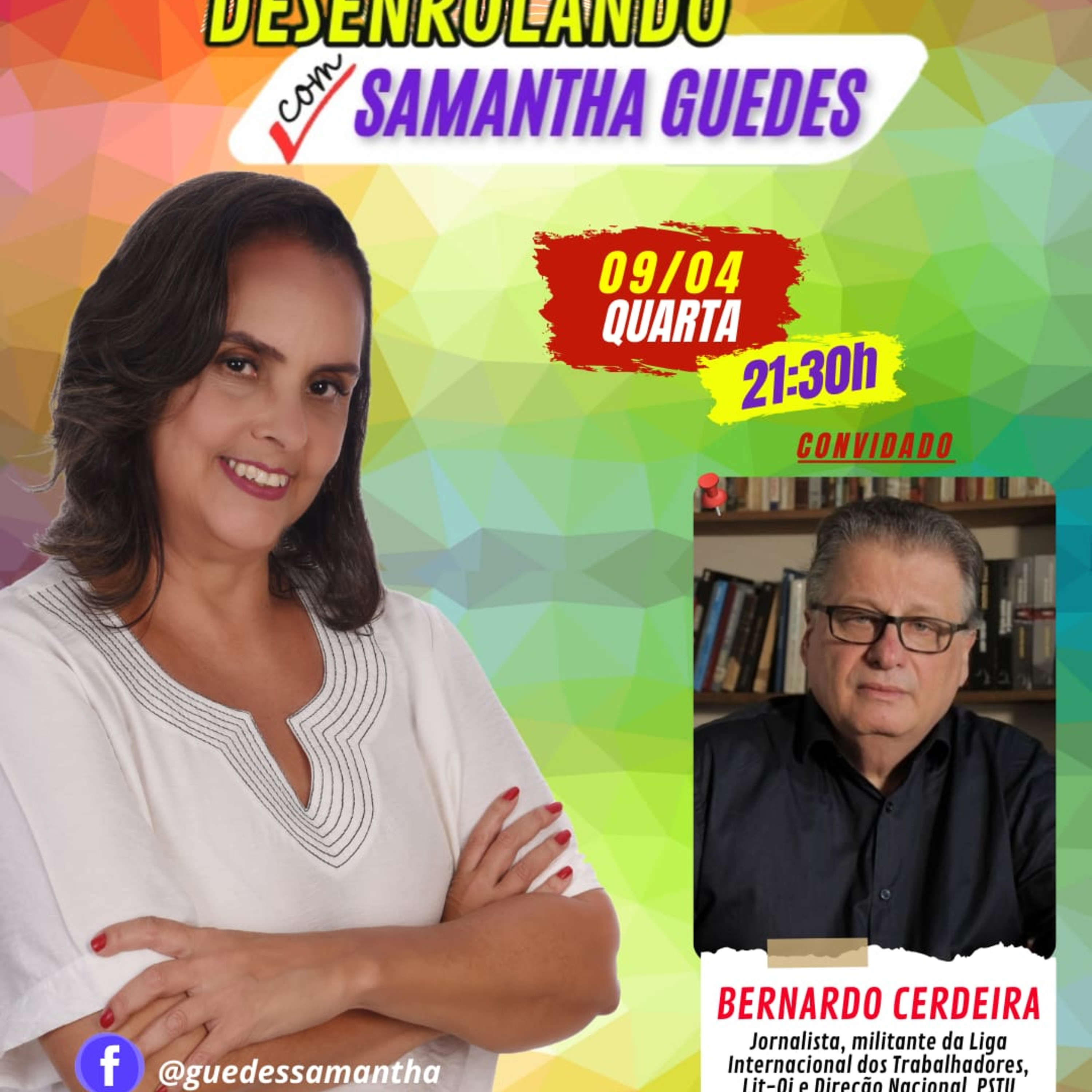 DESENROLANDO COM SAMANTHA GUEDES - 'Trump, a face do imperialismo em defesa dos ricos e poderosos, exterminando os direitos dos trabalhadores no mundo' 9/4/25 episode artwork