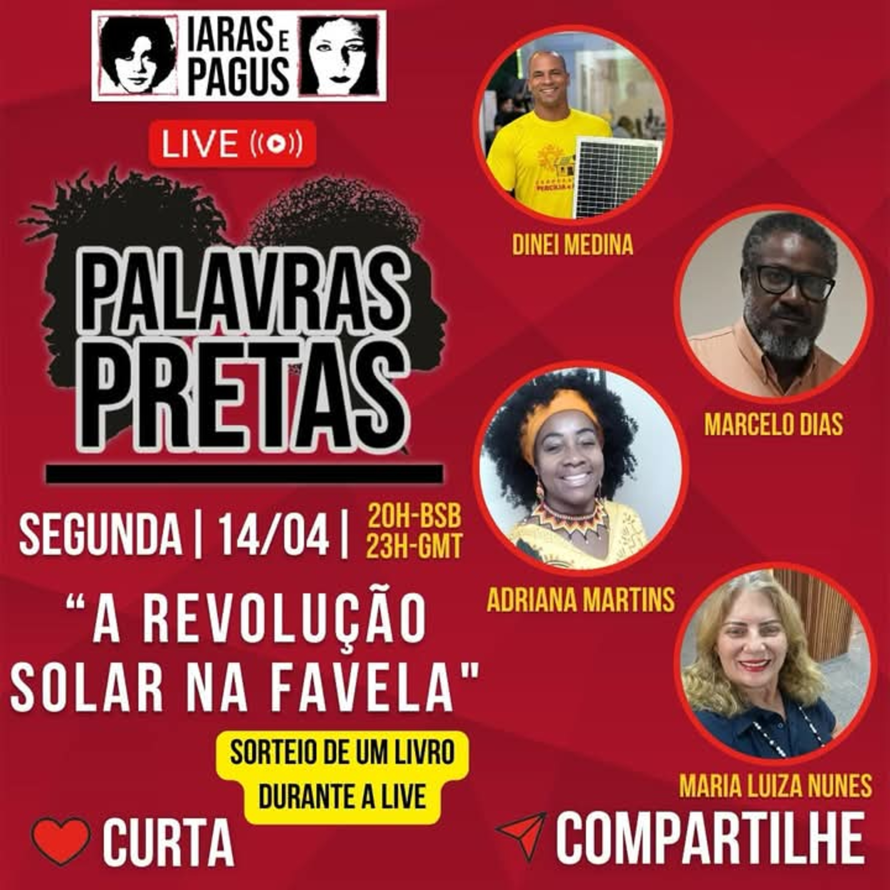 A Revolução Solar na Favela Retransmissão Programa PALAVRAS PRETAS (14/04/25) episode artwork