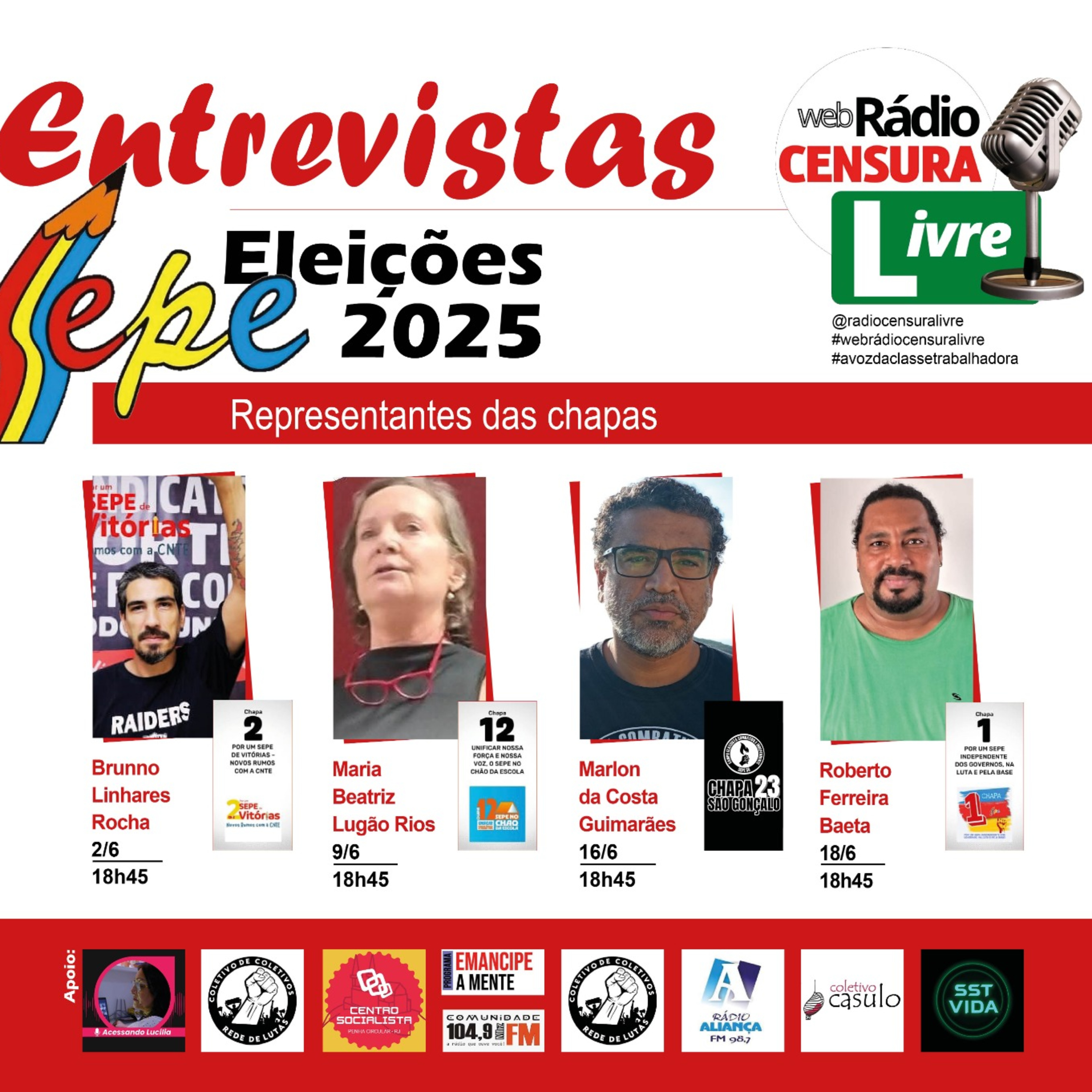 ELEIÇÕES 2025 SEPE SG Chapa 2 Por um Sepe de vitórias - novos rumos com a CNTE 2/6 episode artwork