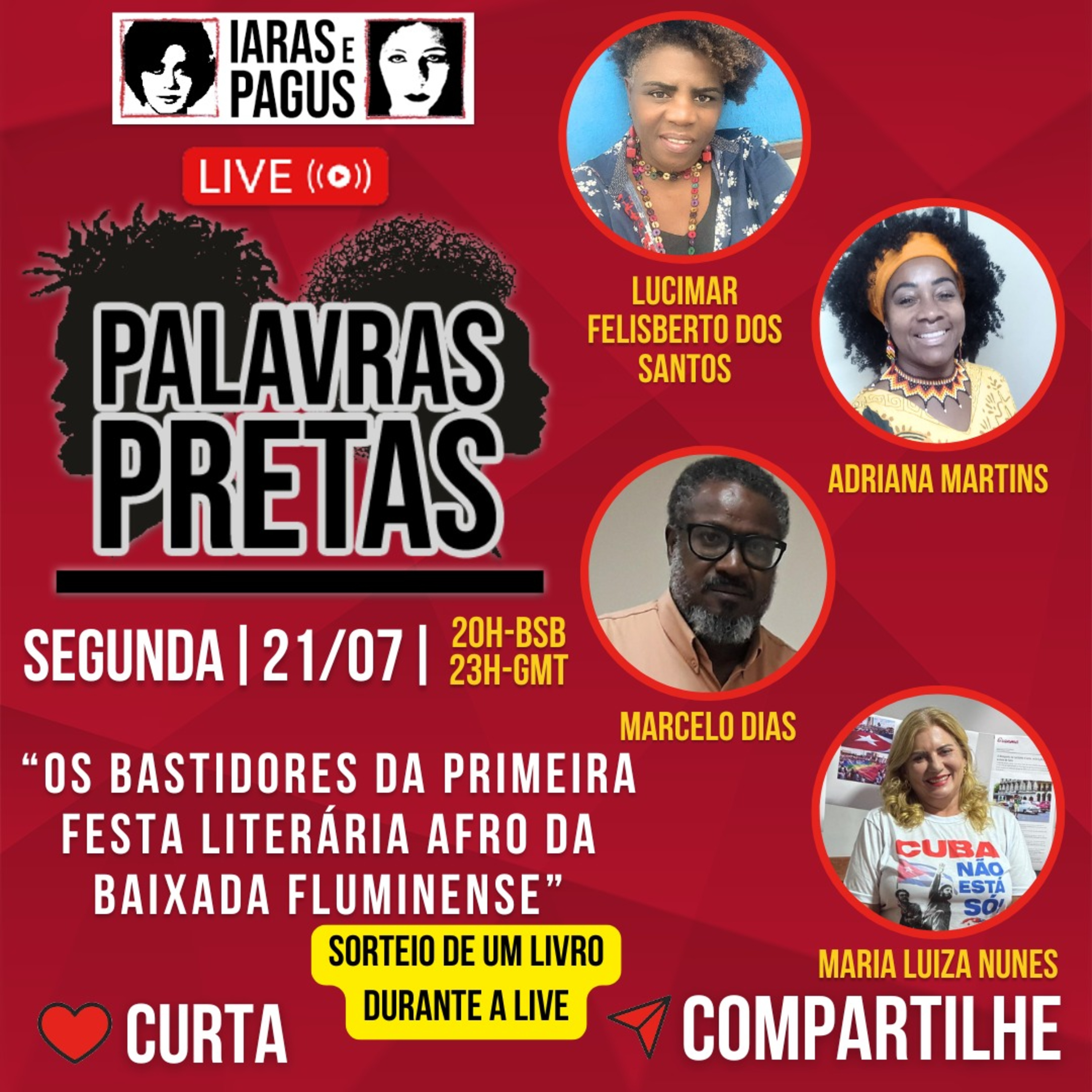 PALAVRAS PRETAS Os bastidores da Primeira Festa Literária Afro da Baixada Fluminense 21 7 2025 episode artwork