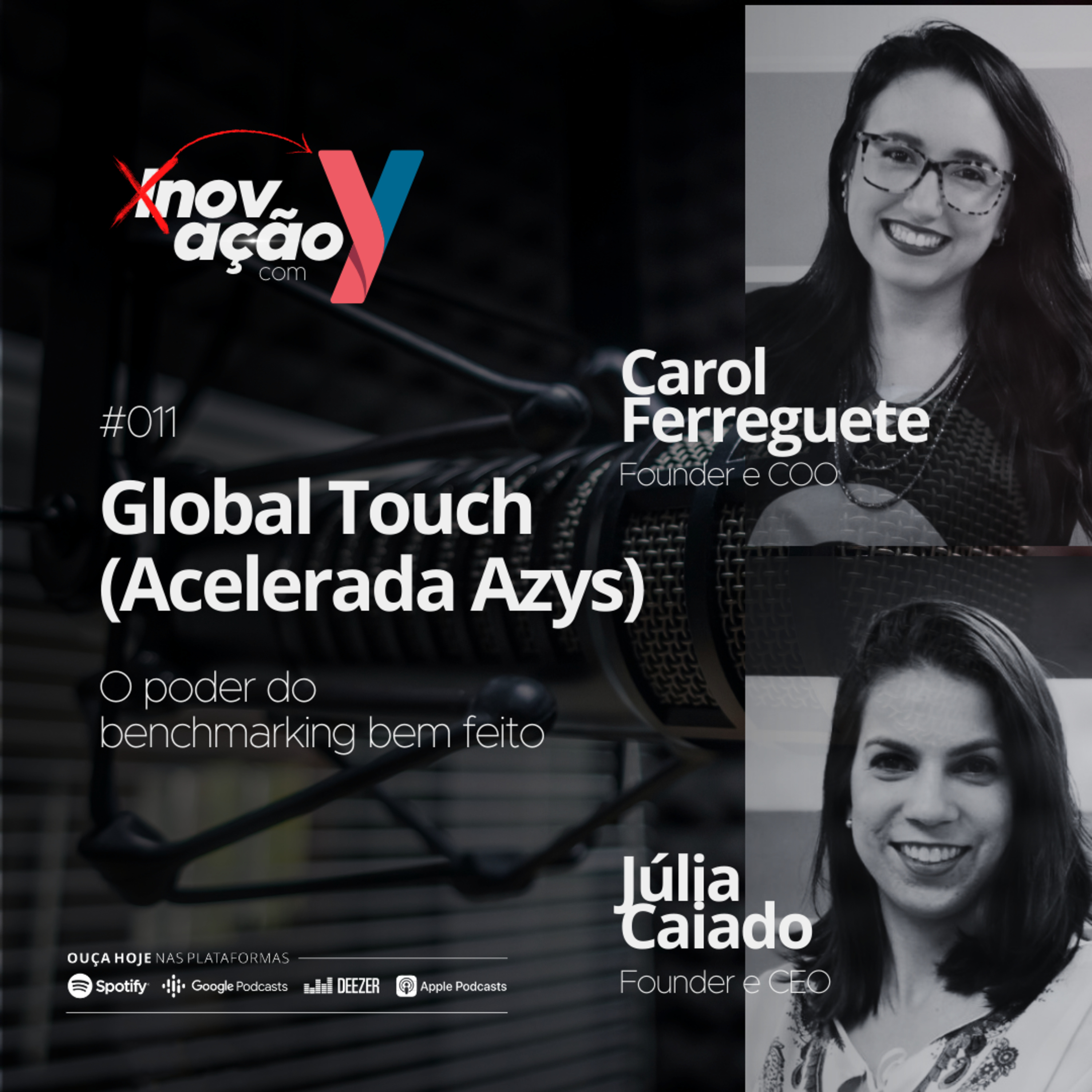 #011 Global Touch ( Acelerada Azys) | O poder do benchmarking bem feito feat. Carol Ferreguete e Júlia Caiado