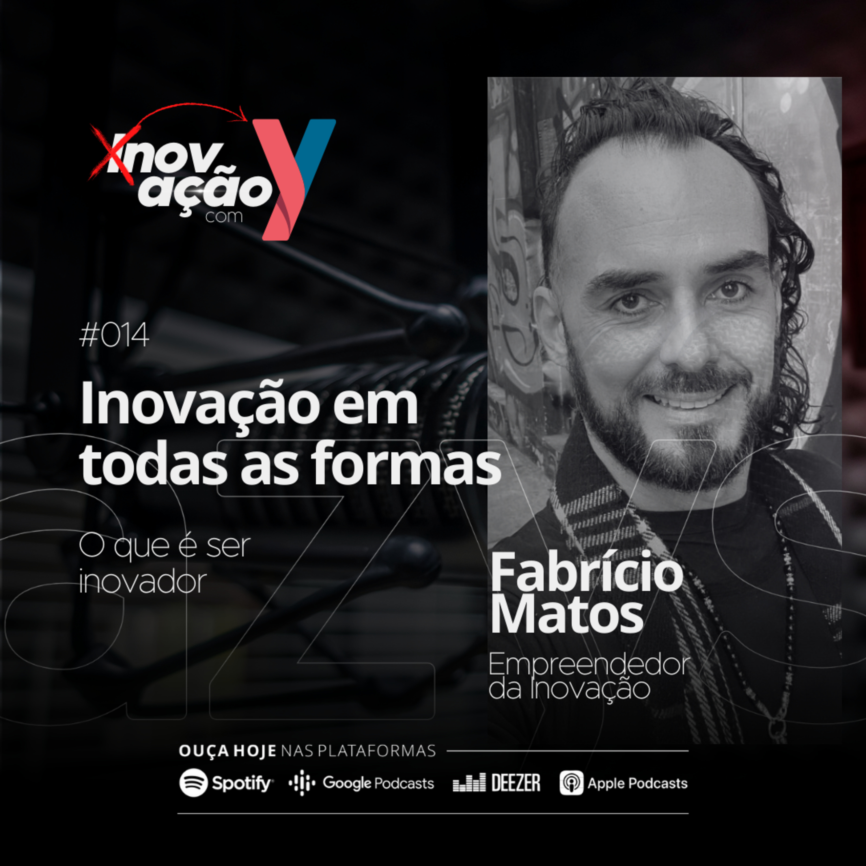 #014 Inovação em todas as formas | O que é ser inovador feat. Fabrício Matos