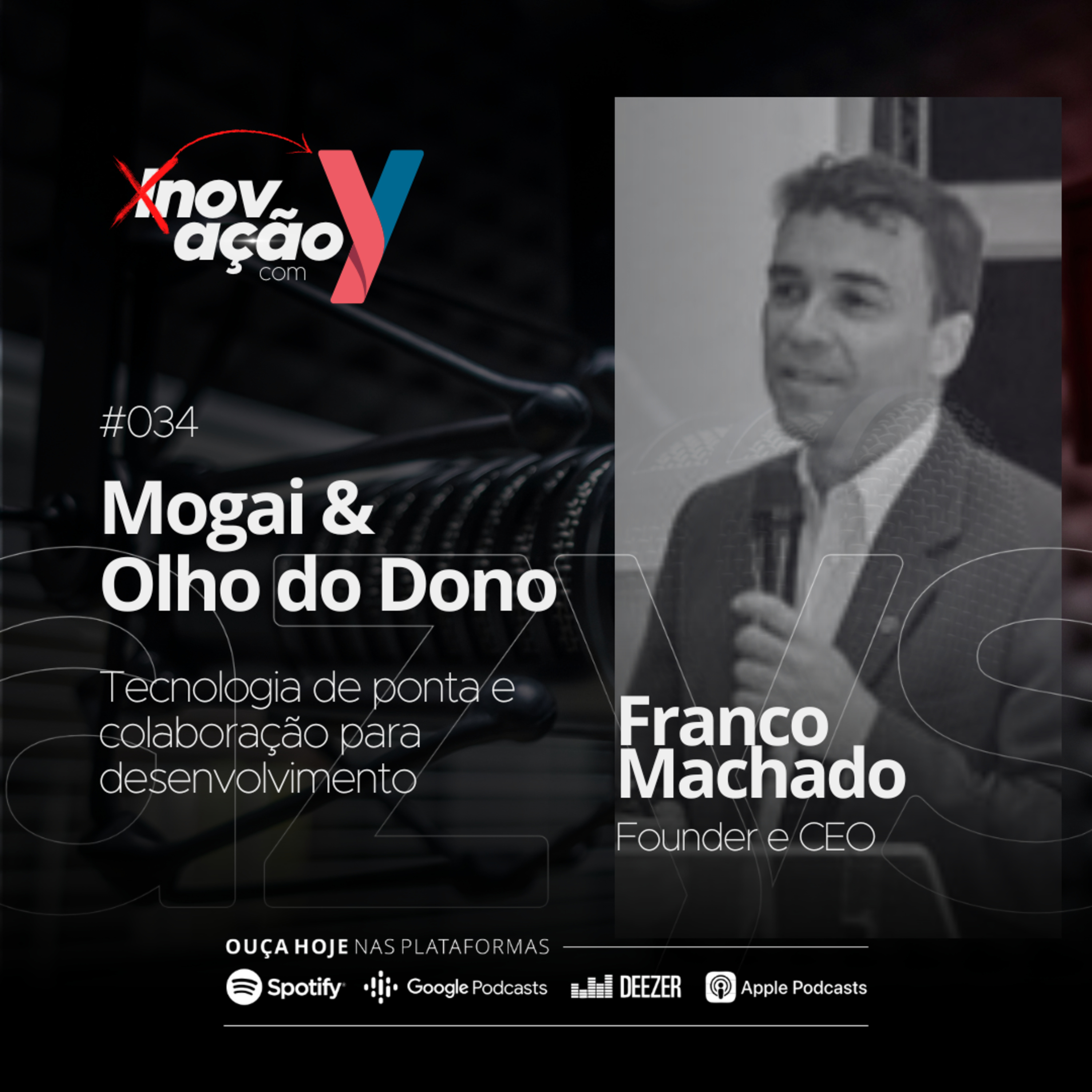 #034 Mogai & Olho do Dono | Tecnologia de ponta e colaboração para desenvolvimento feat. Franco Machado