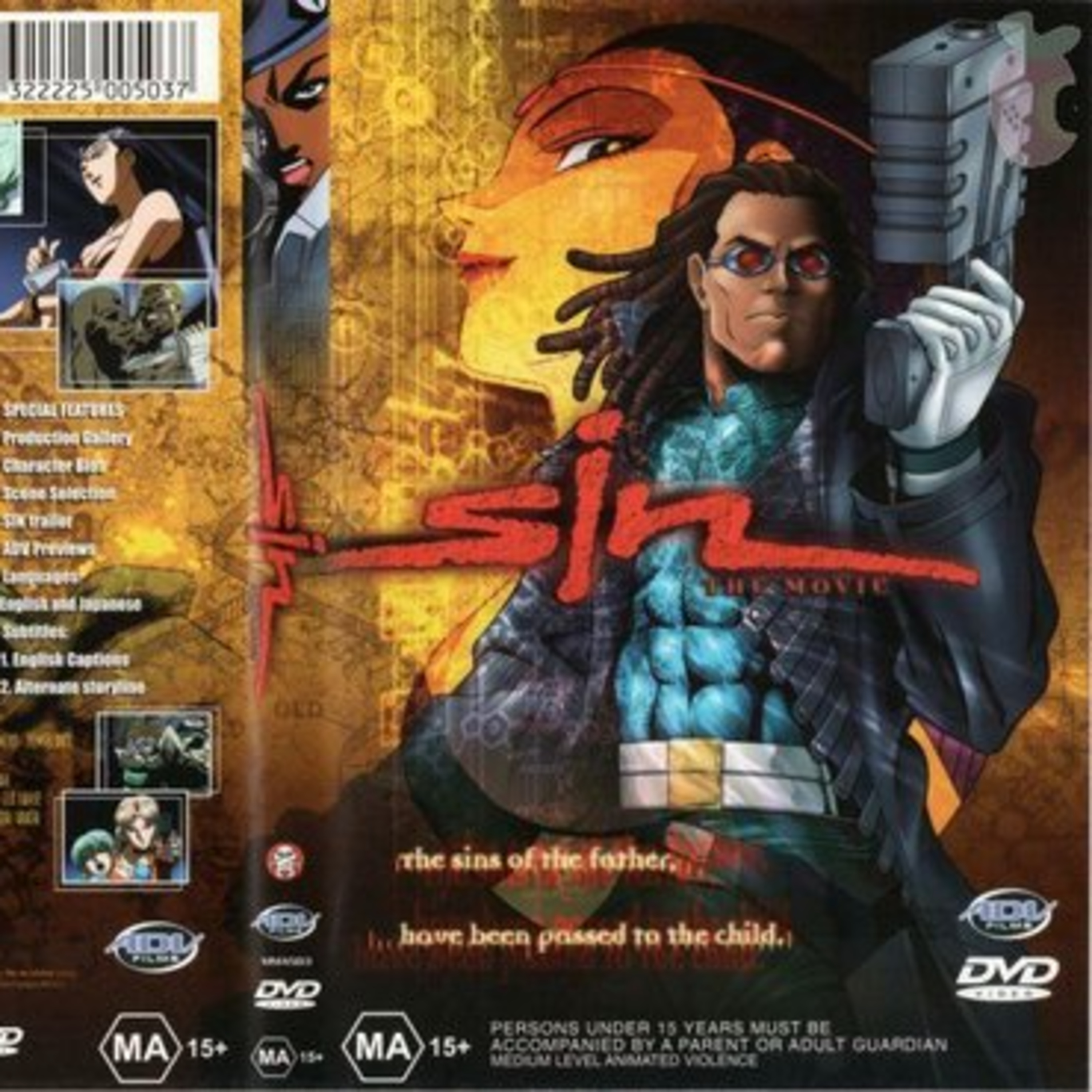 hablemos de Sin película de anime 2000