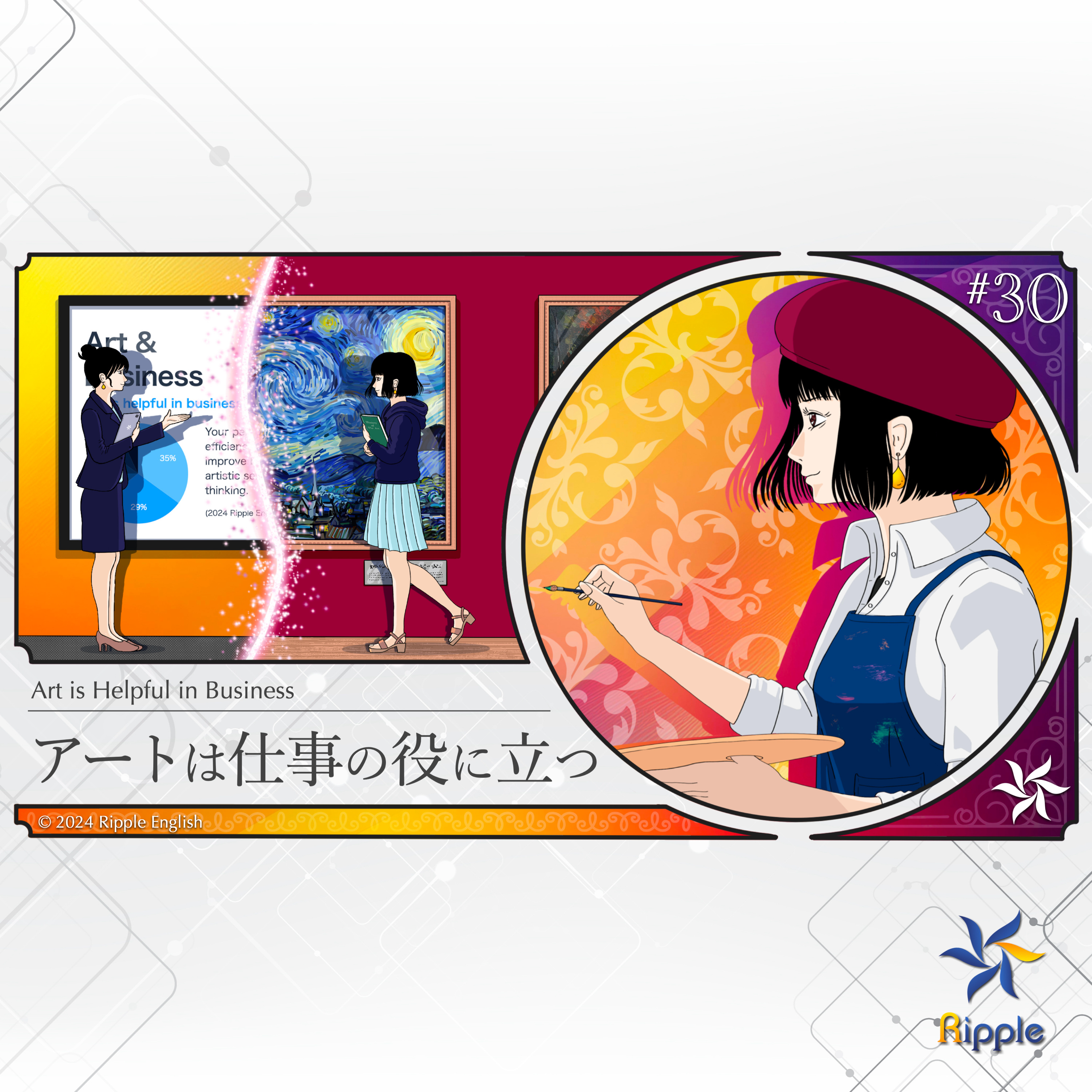アートは仕事の役に立つ（全パート・英語のみ・反復学習用） episode artwork