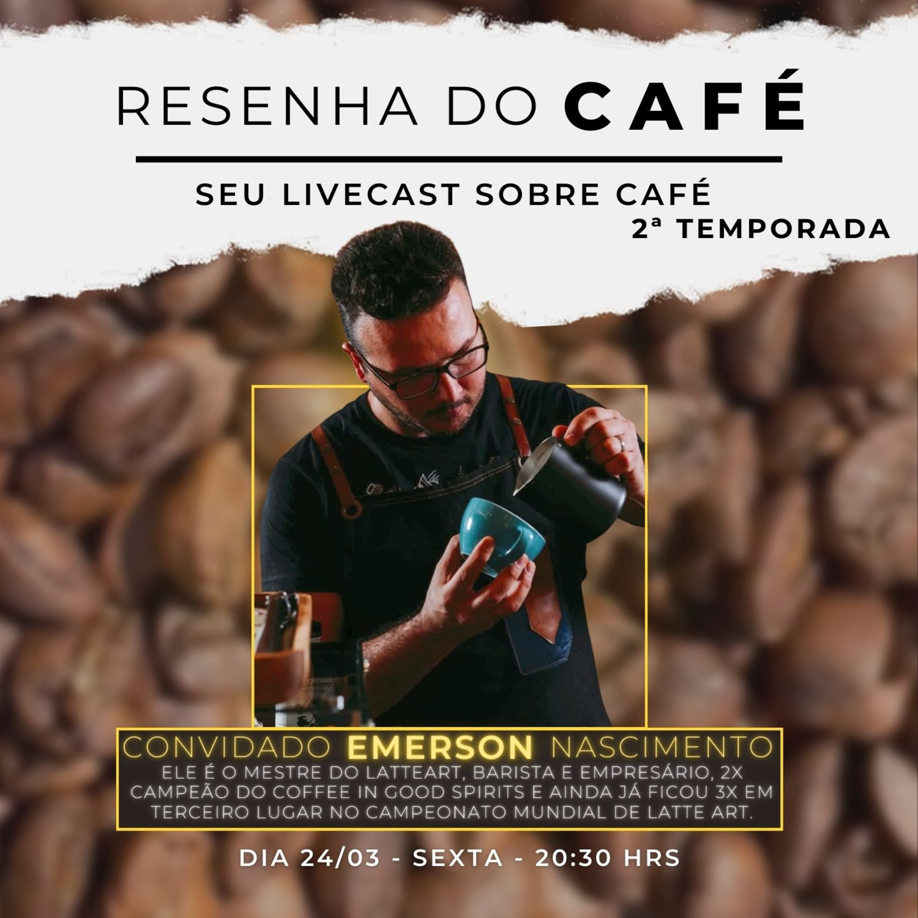 Resenha do Café #18 com Emerson Nascimento episode artwork