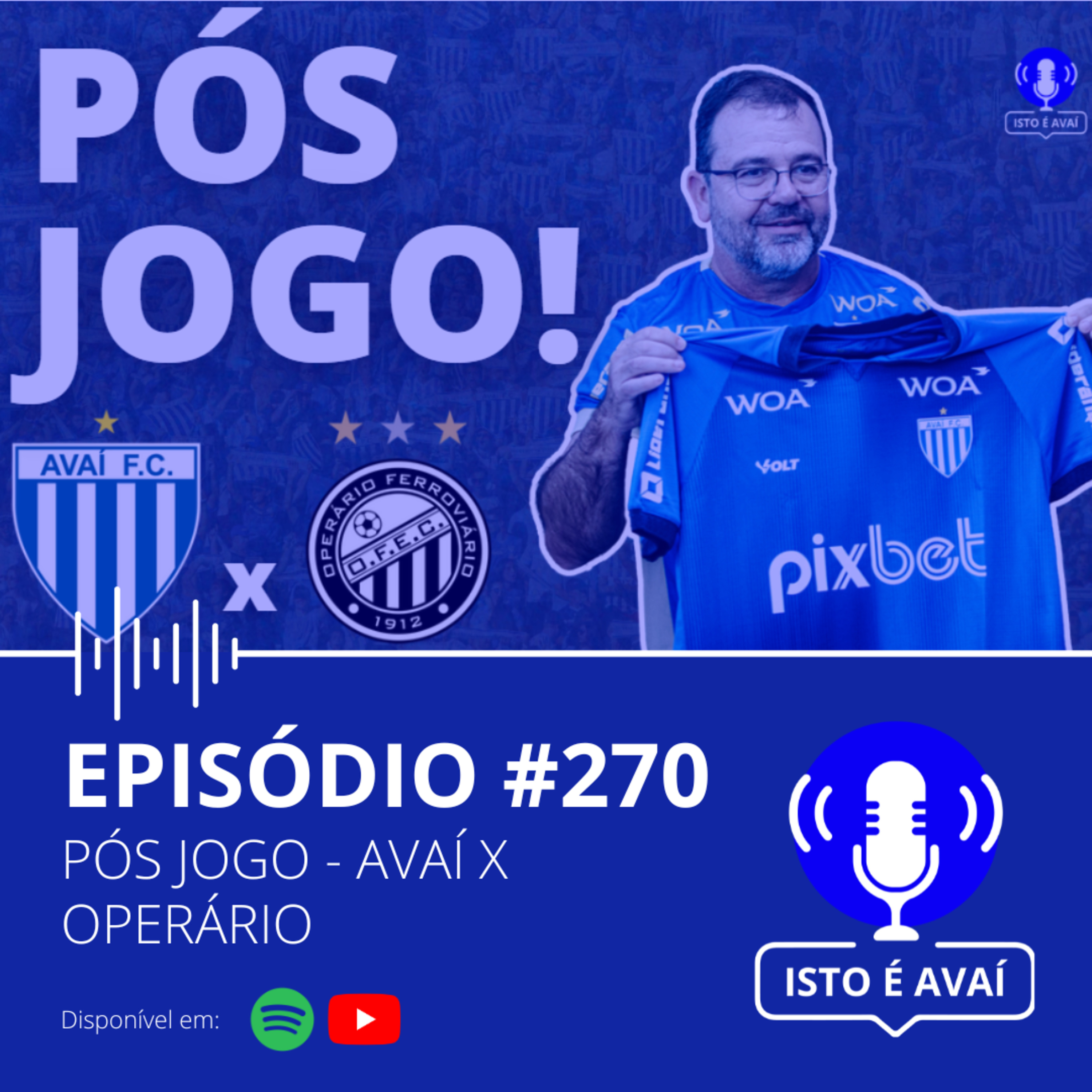 PÓS-JOGO | Avaí x Operário-PR #270 - 2024 episode artwork