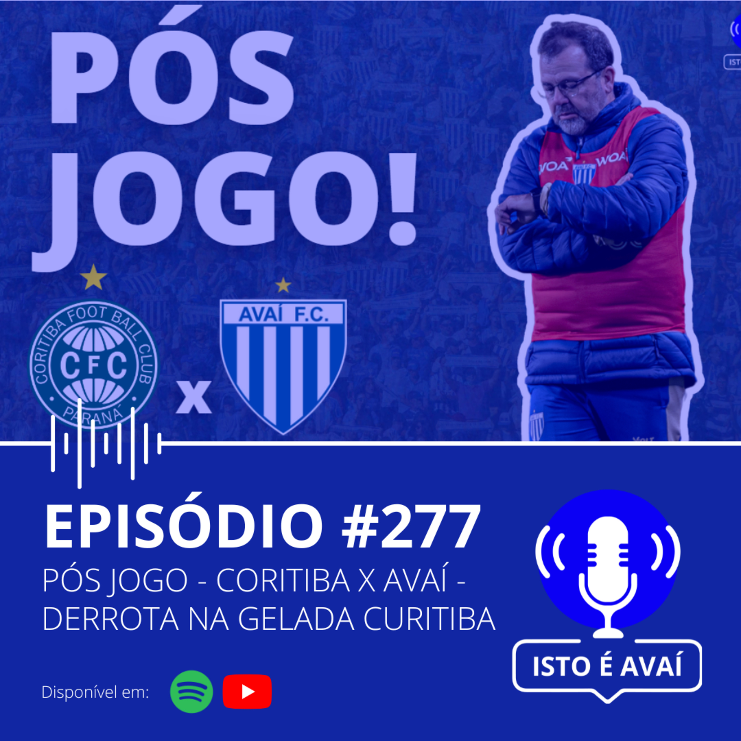 PÓS-JOGO | Coritiba x Avaí | Derrota na gelada Curitiba! #277 - 2024 episode artwork