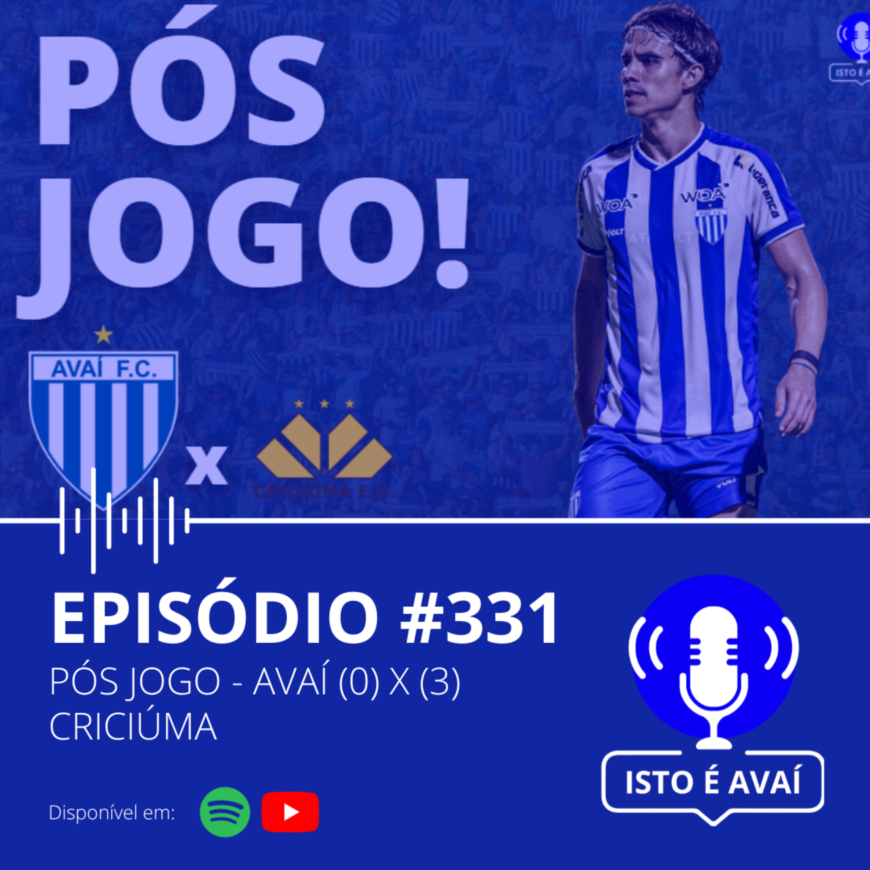 PÓS-JOGO | Avaí (0) x (3) Criciúma #331 - 2025 episode artwork