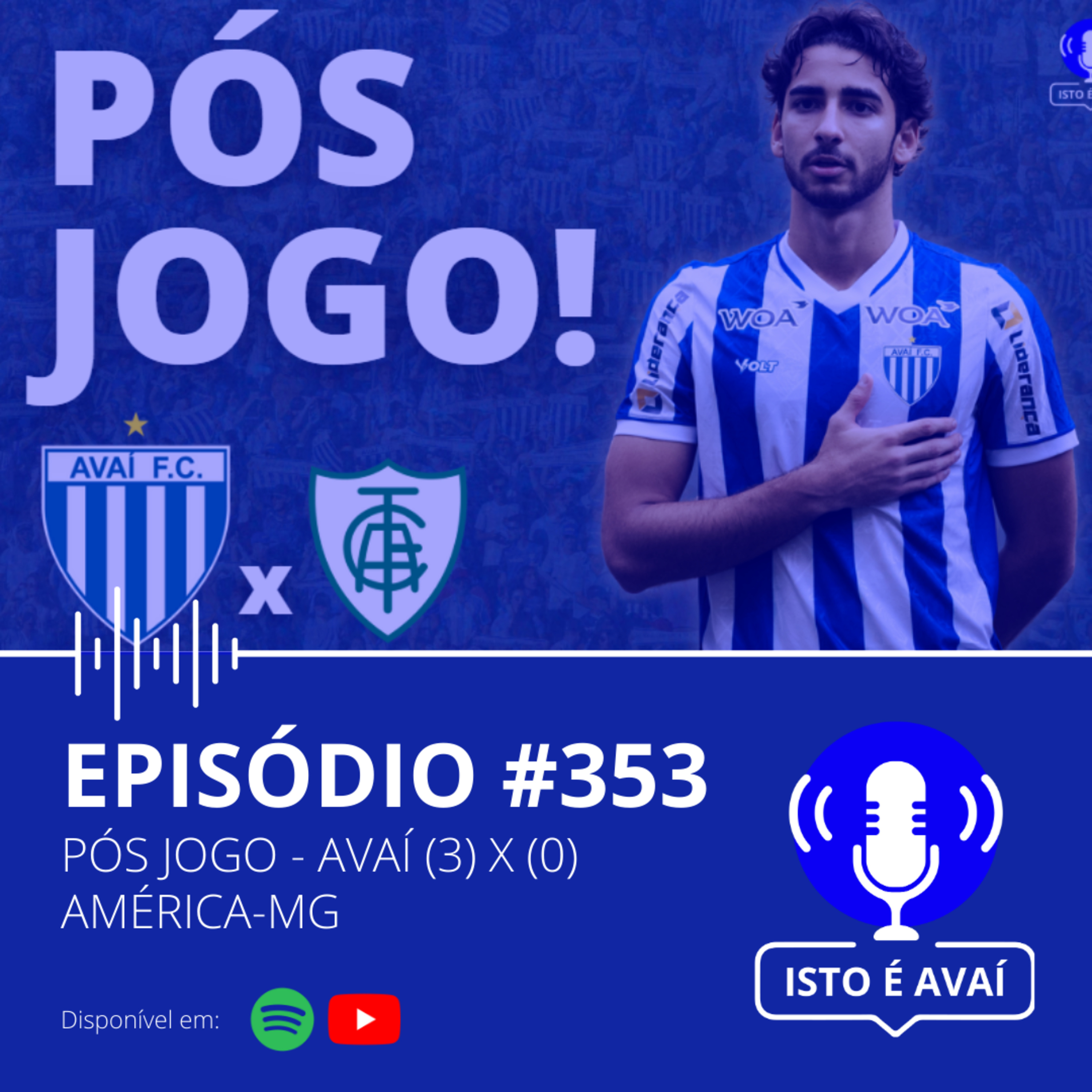 PÓS-JOGO | Avaí (3) x (02) América-MG #353 - 2025 episode artwork