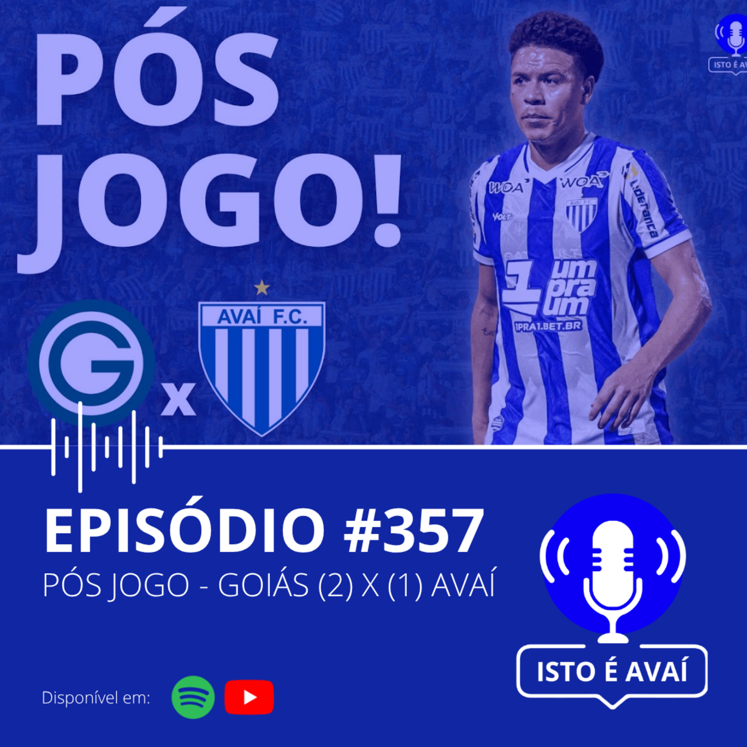 PÓS-JOGO | Goiás (2) x (1) Avaí #357 - 2025 episode artwork