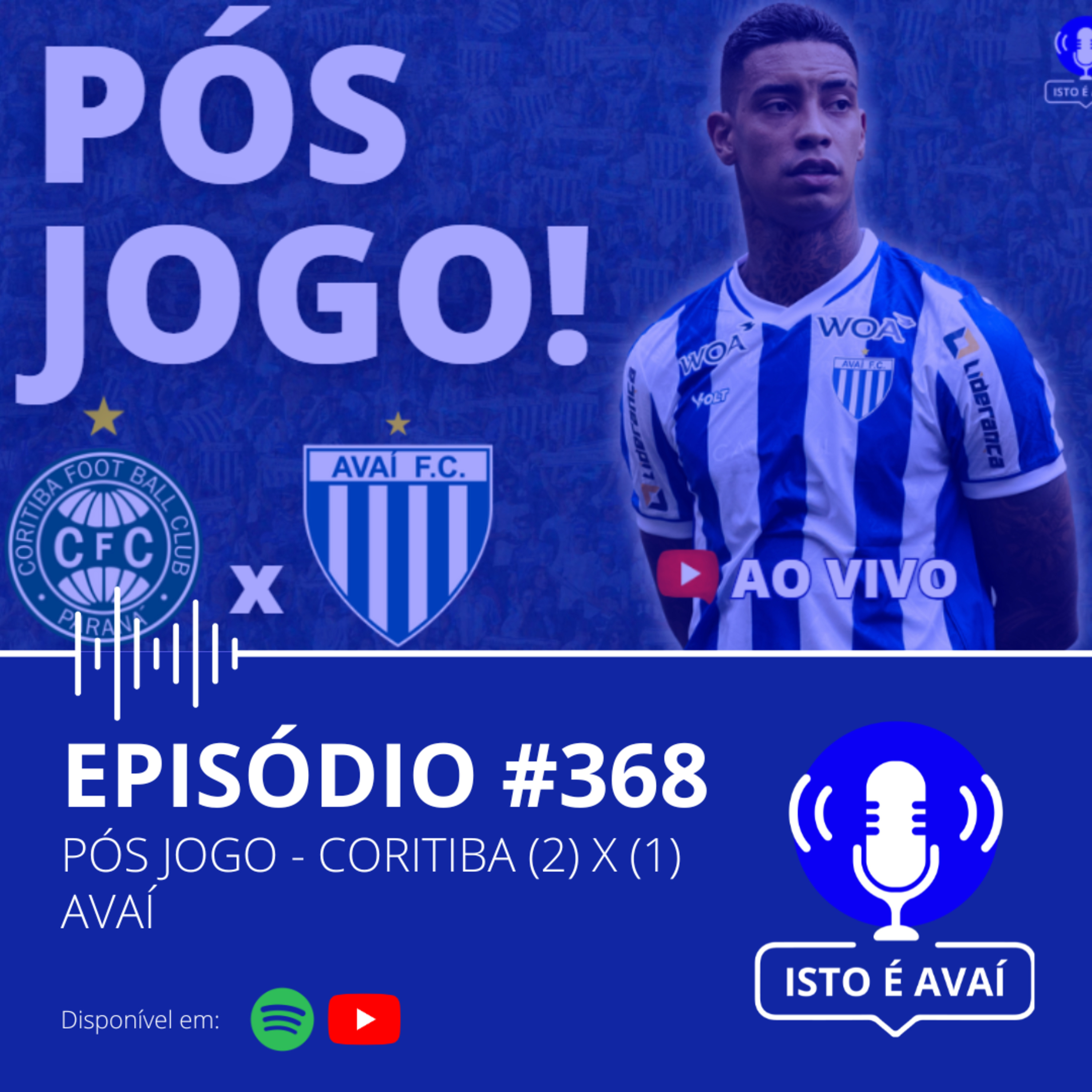 PÓS-JOGO | Coritiba (2) x (1) Avaí #368 - 2025 episode artwork