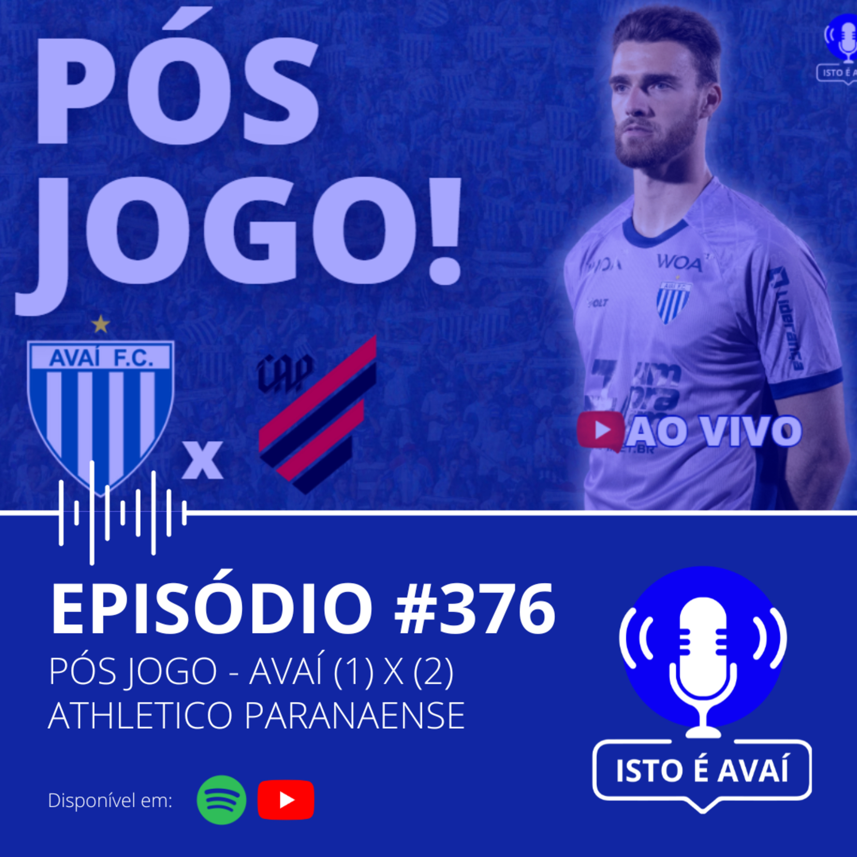PÓS-JOGO | Avaí (1) x (2) Athletico Paranaense #376 - 2025 episode artwork