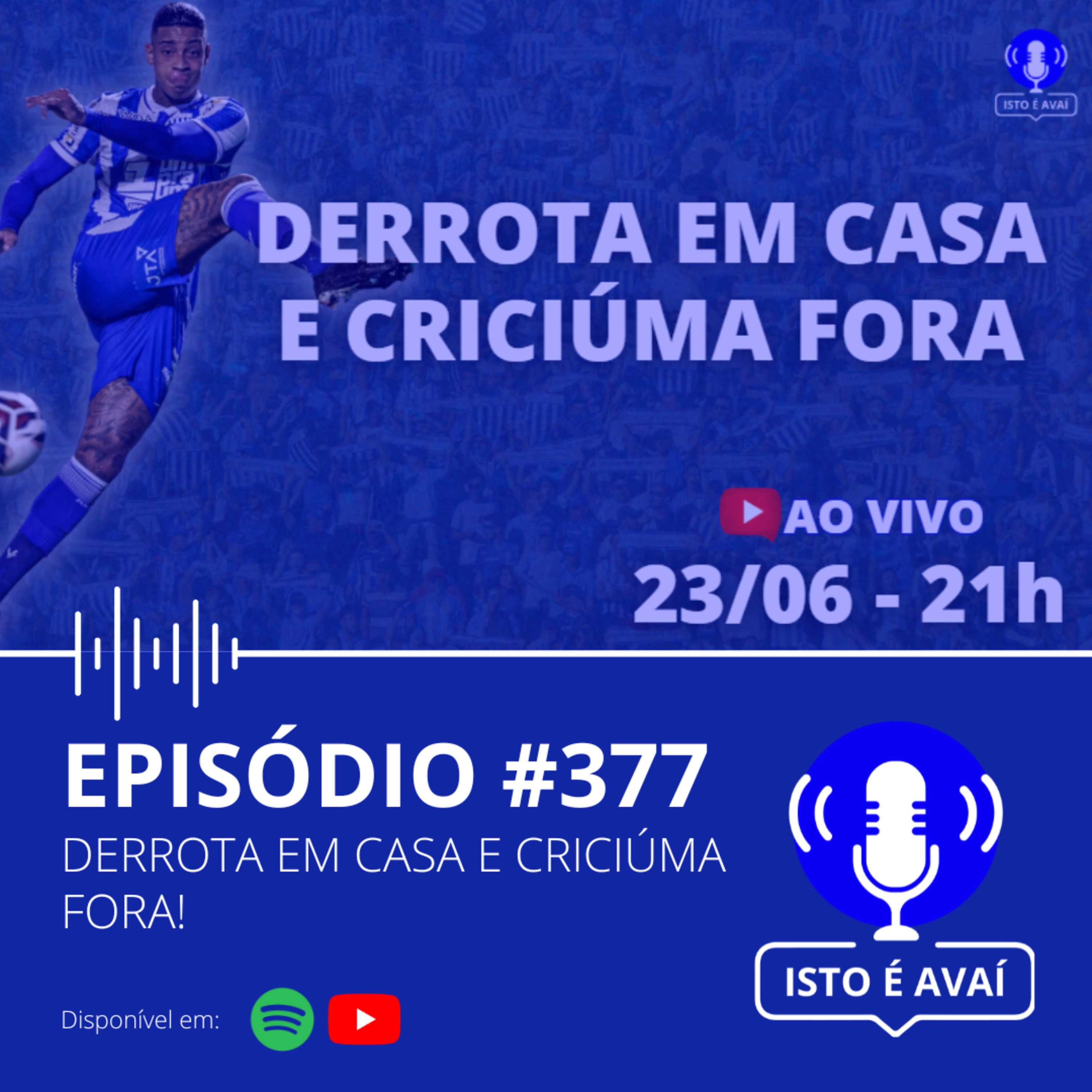 DERROTA EM CASA E CRICIÚMA FORA! #377 - 2025 episode artwork