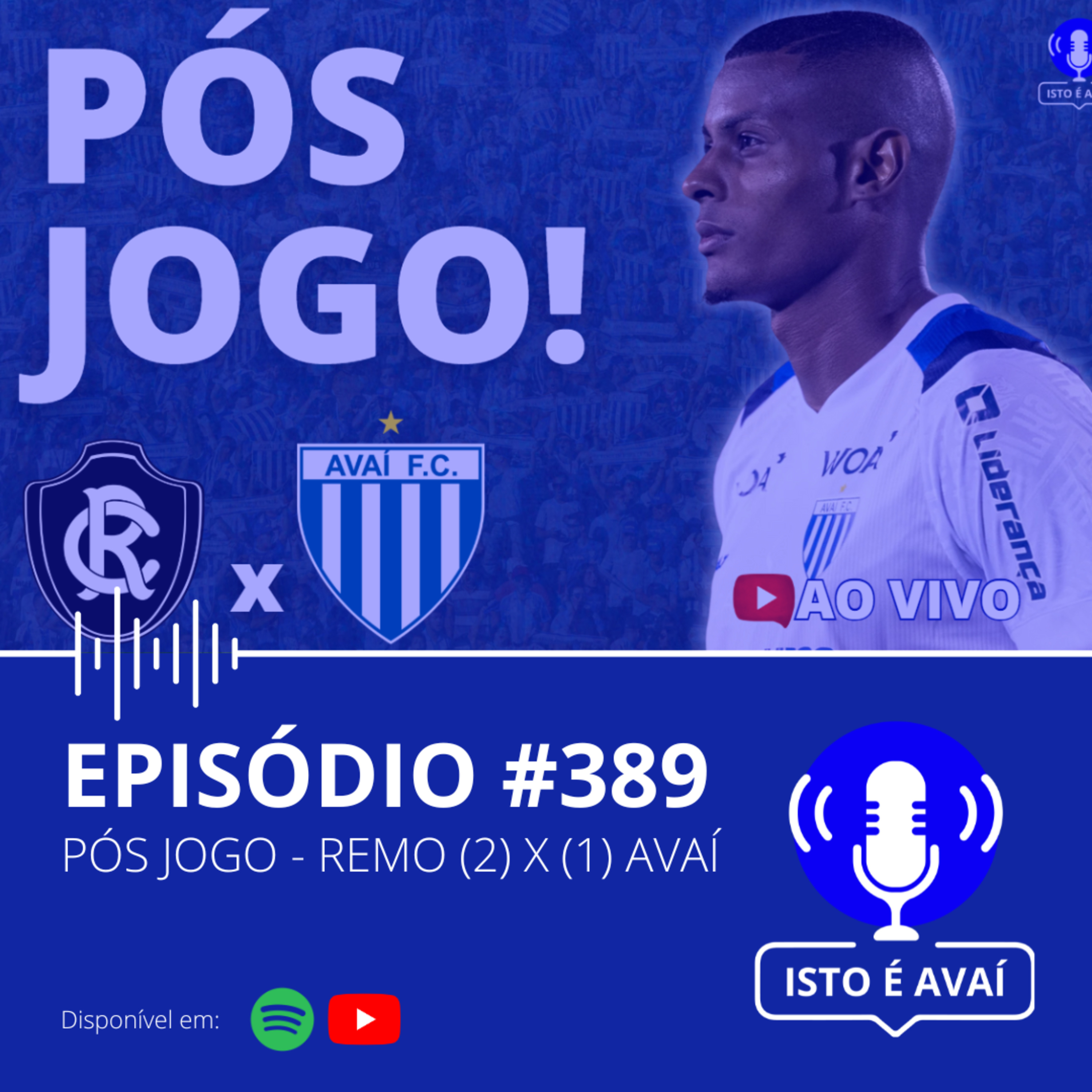 PÓS-JOGO | Remo (2) x (1) Avaí #389 - 2025 episode artwork