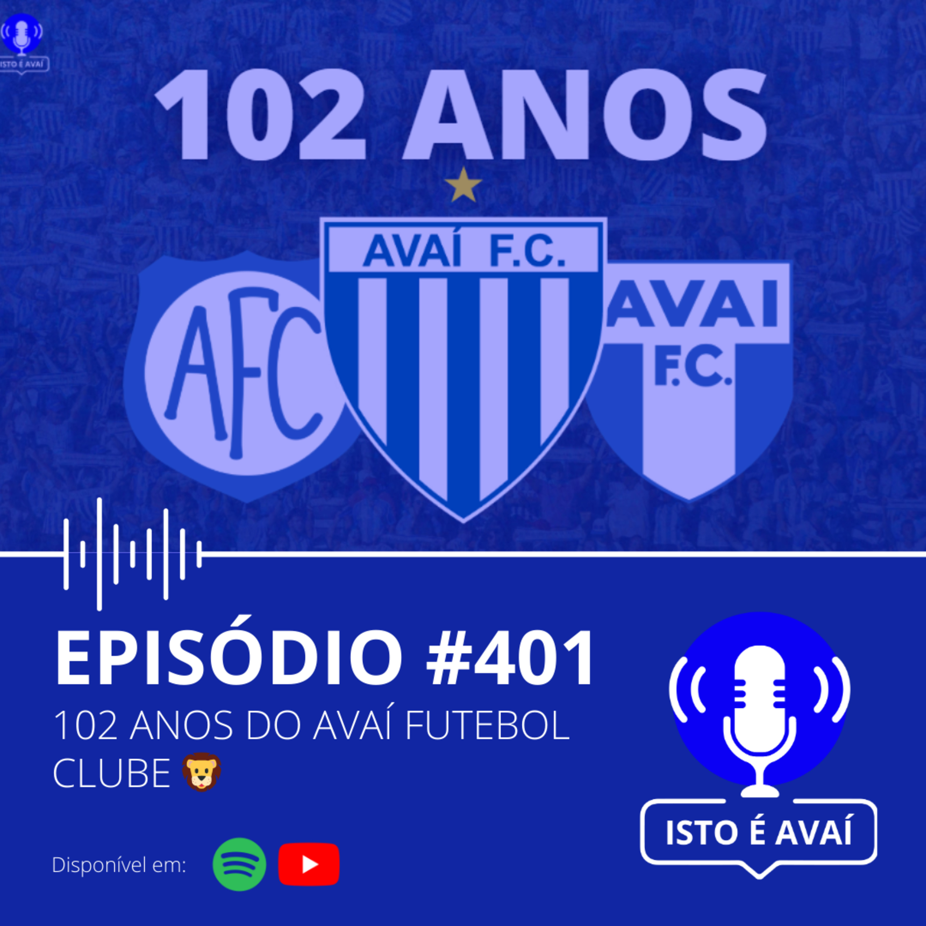 102 ANOS DO AVAÍ FUTEBOL CLUBE 🦁! #401 - 2025 episode artwork