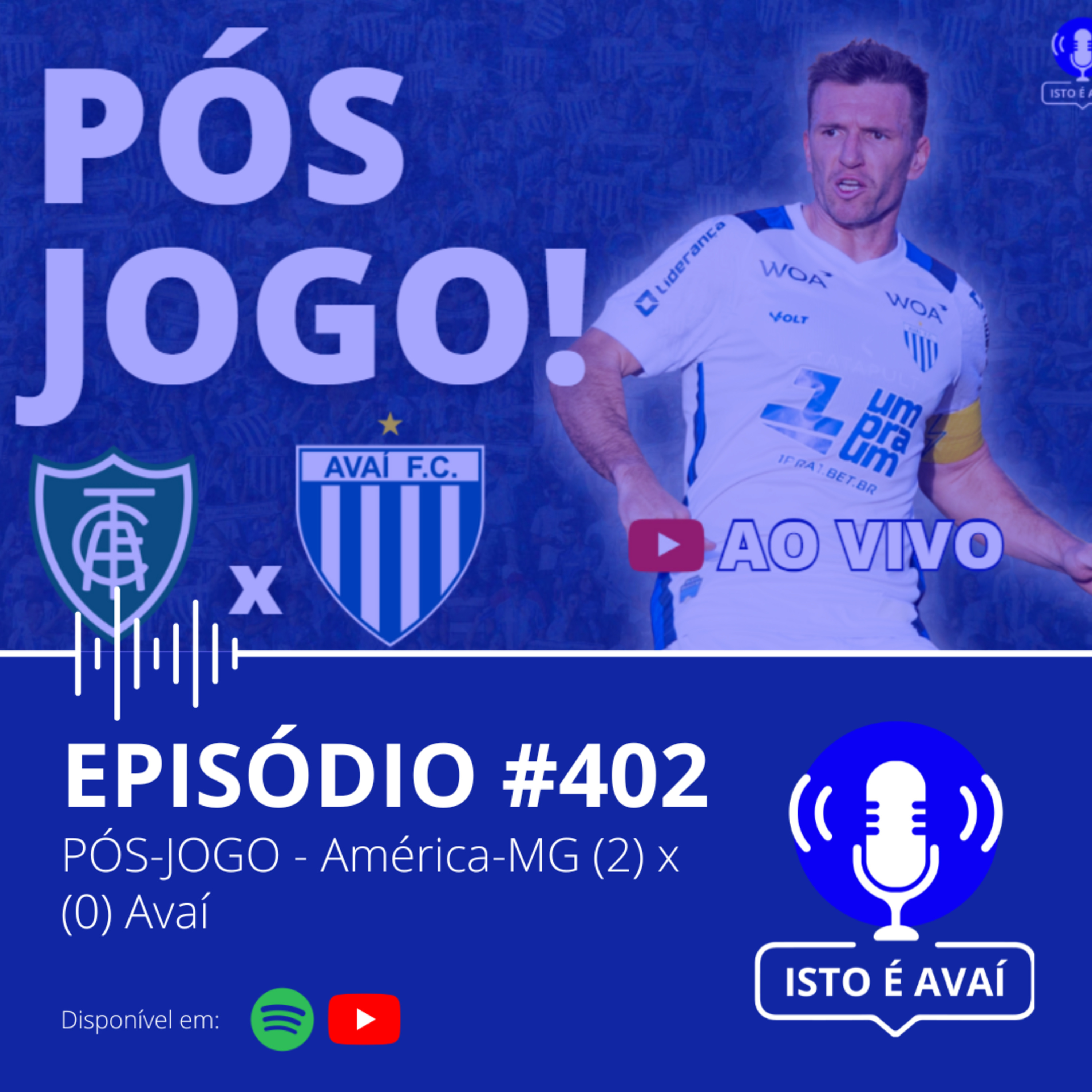 PÓS-JOGO | América-MG (2) x (0) Avaí #402 - 2025 episode artwork