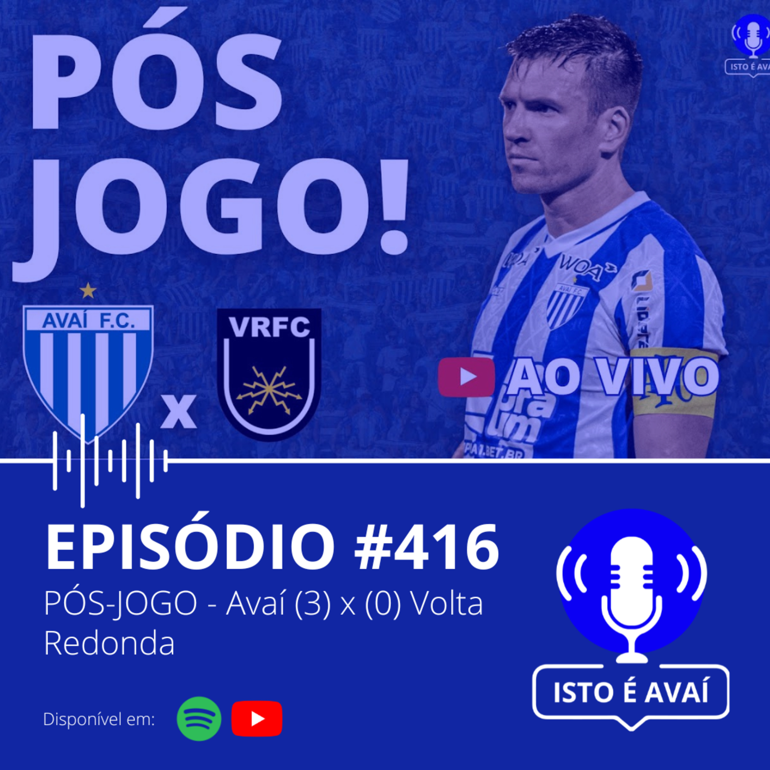 PÓS-JOGO | Avaí (0) x (1) Coritiba #413 - 2025 episode artwork